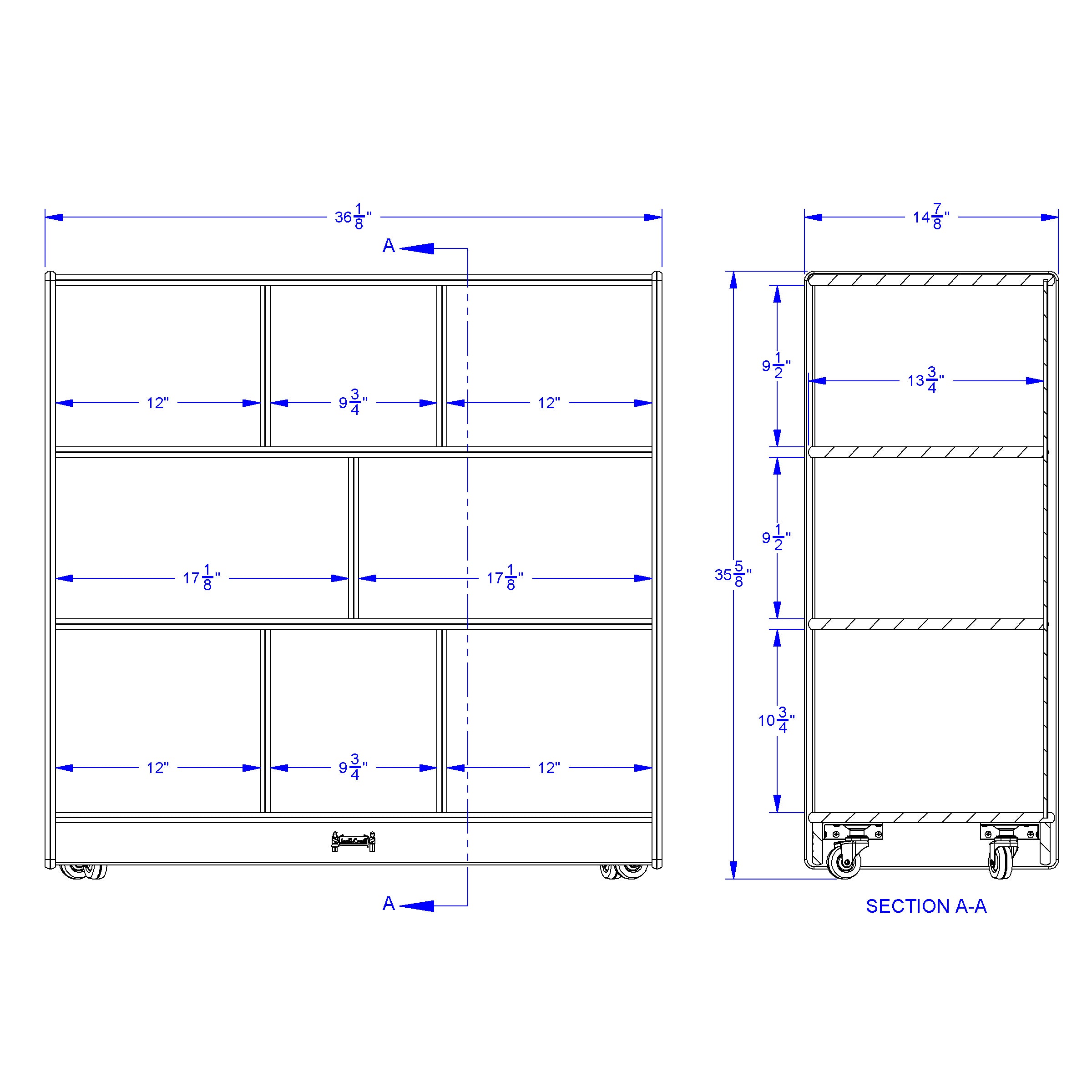 Jonti-Craft® Mobile Single Storage Unit