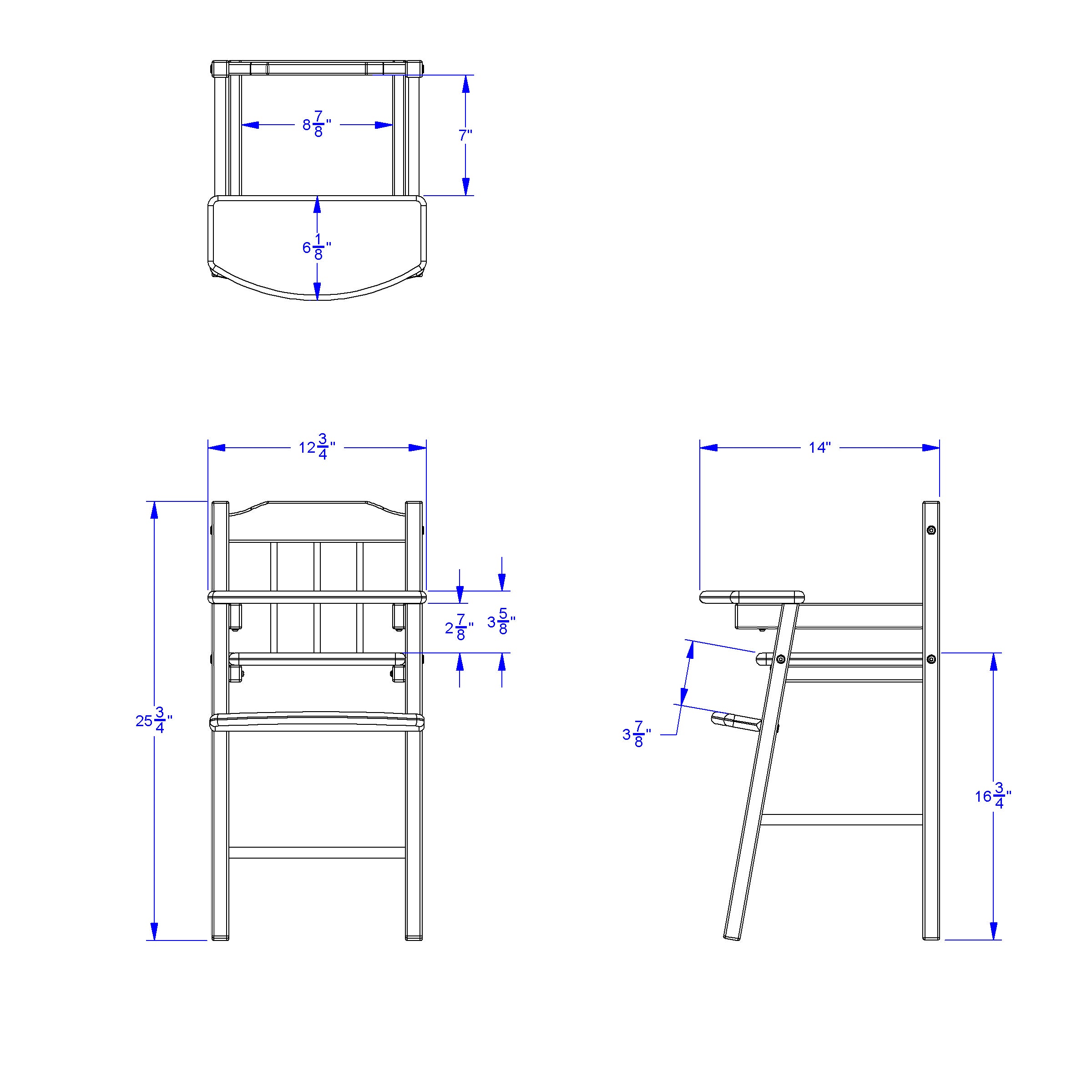 Jonti-Craft® Traditional Doll High Chair