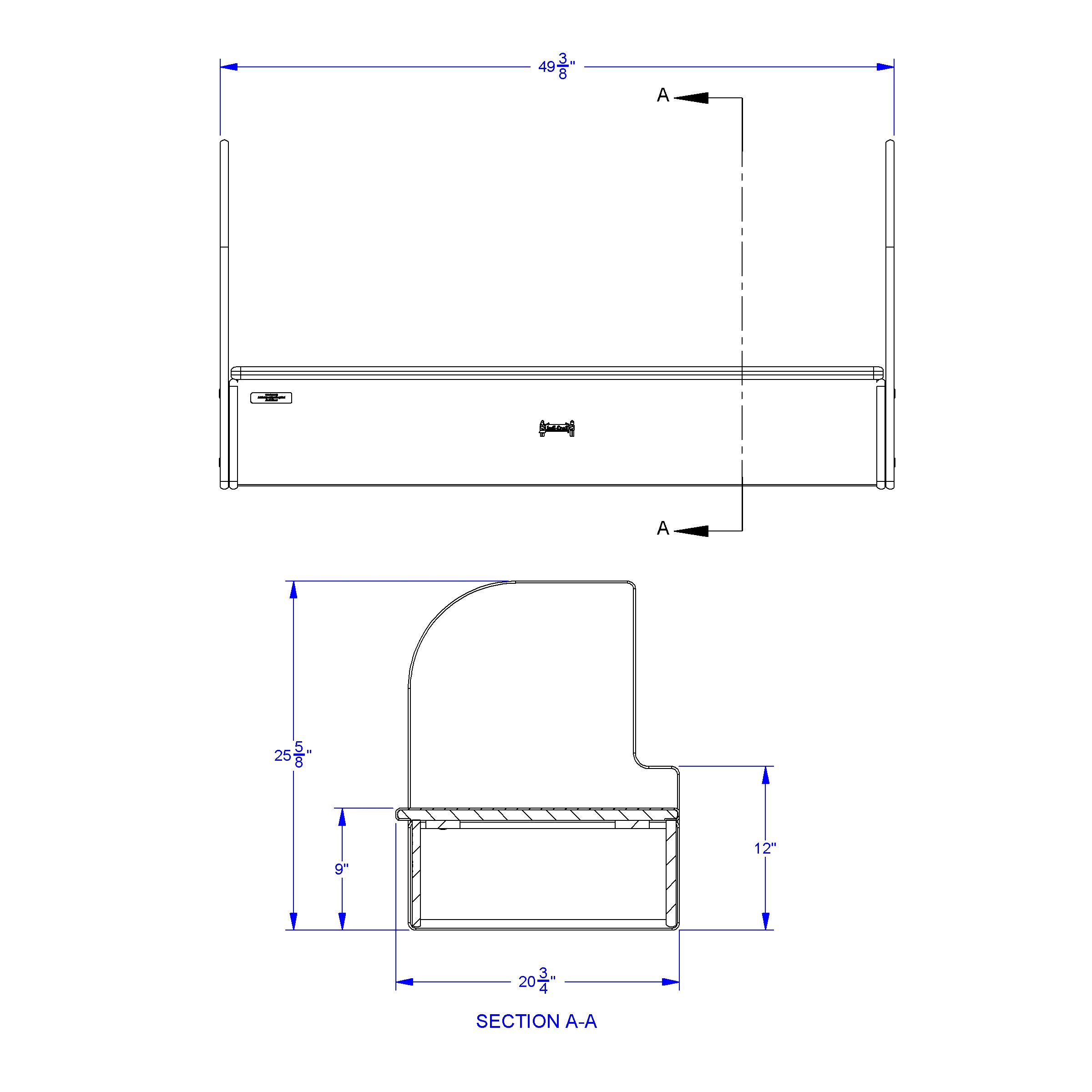 Jonti-Craft® iRise® Standard IWB Step - 48", 9" Ht