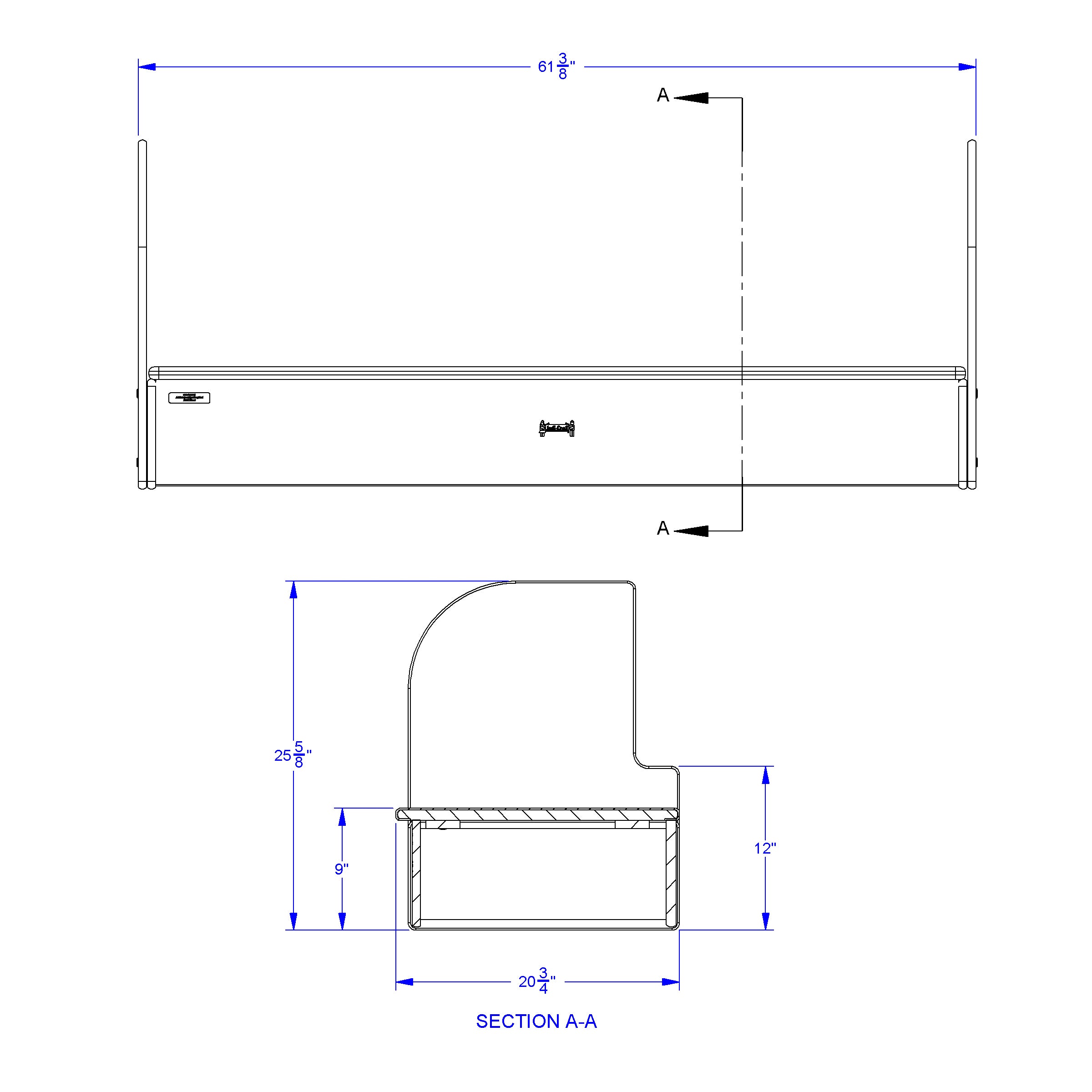 Jonti-Craft® iRise® Standard IWB Step - 60", 9" Ht