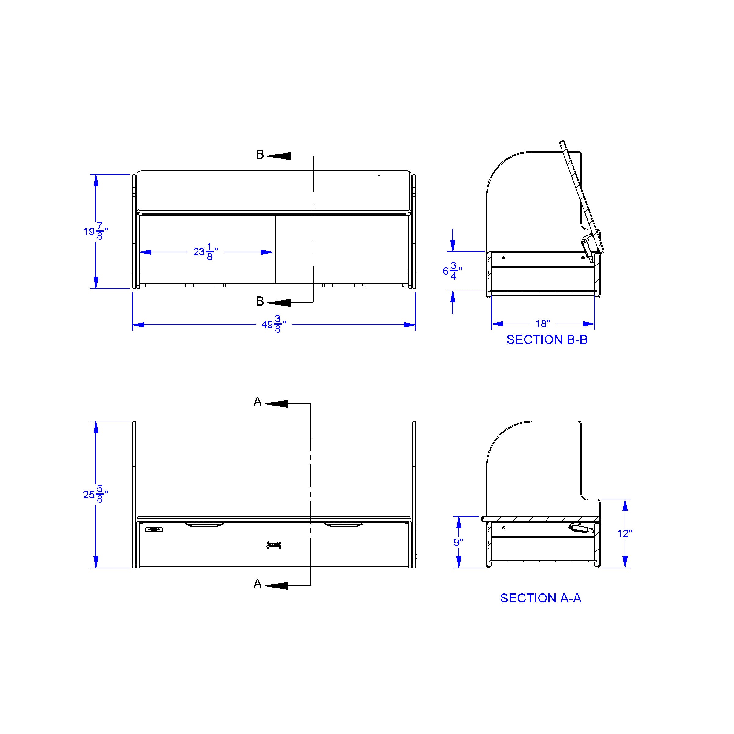 Jonti-Craft® iRise® Deluxe IWB Step - 48", 9" Ht