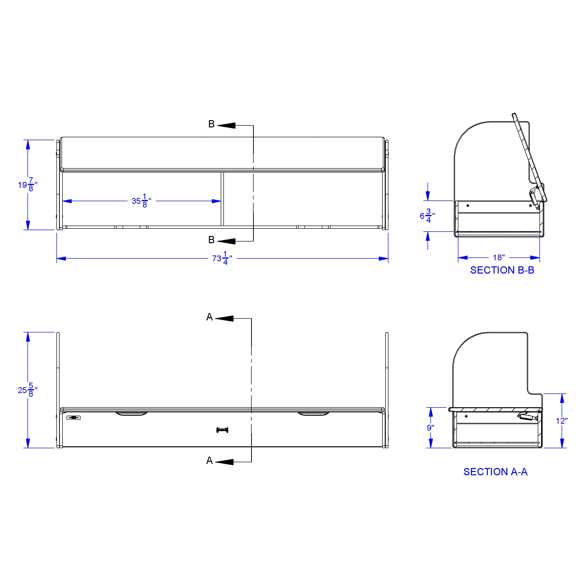 Jonti-Craft® iRise® Deluxe IWB Step - 72", 9" Ht