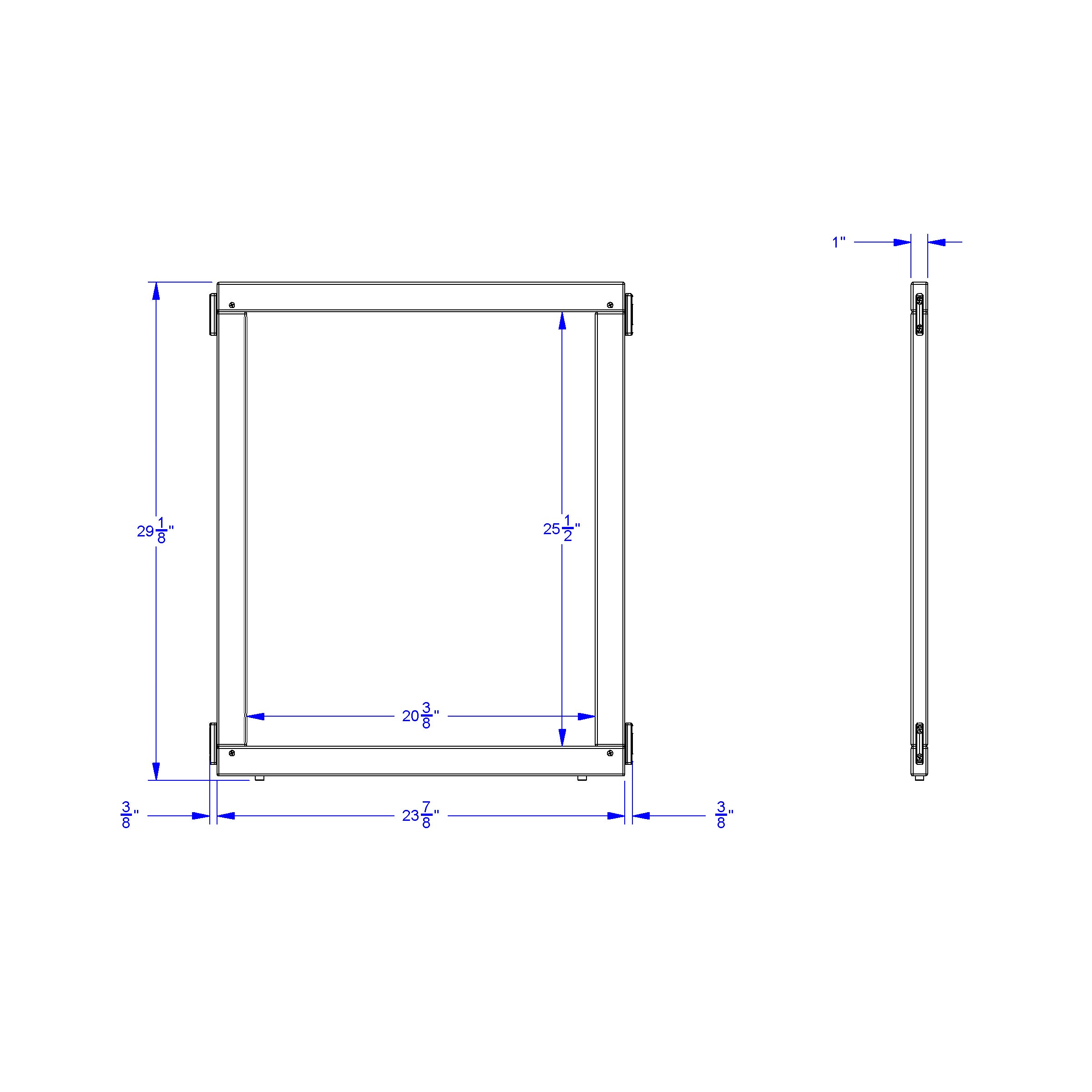 KYDZ Suite® Panel - E-height - 24" Wide - Plywood