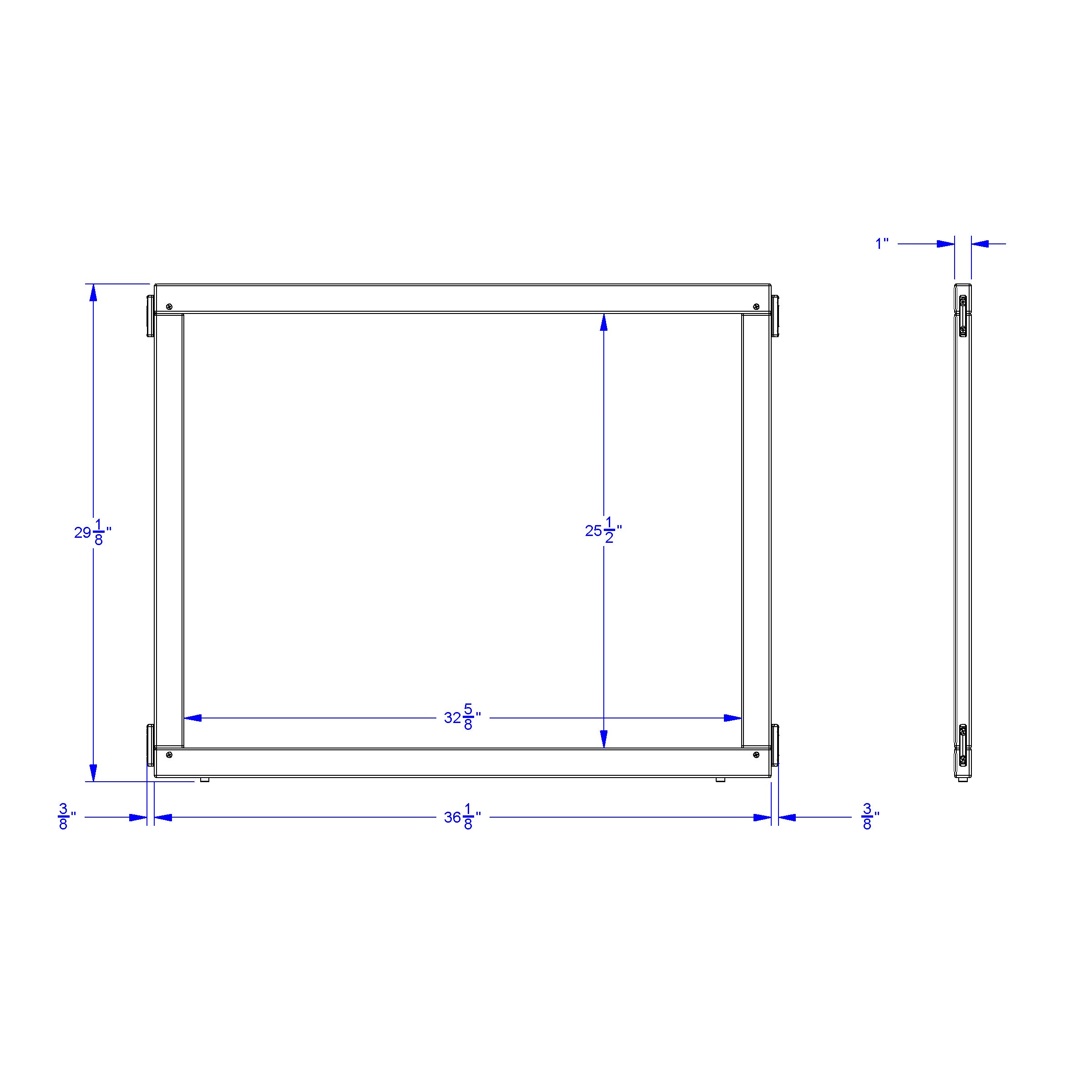 KYDZ Suite® Panel - E-height - 36" Wide - Plywood