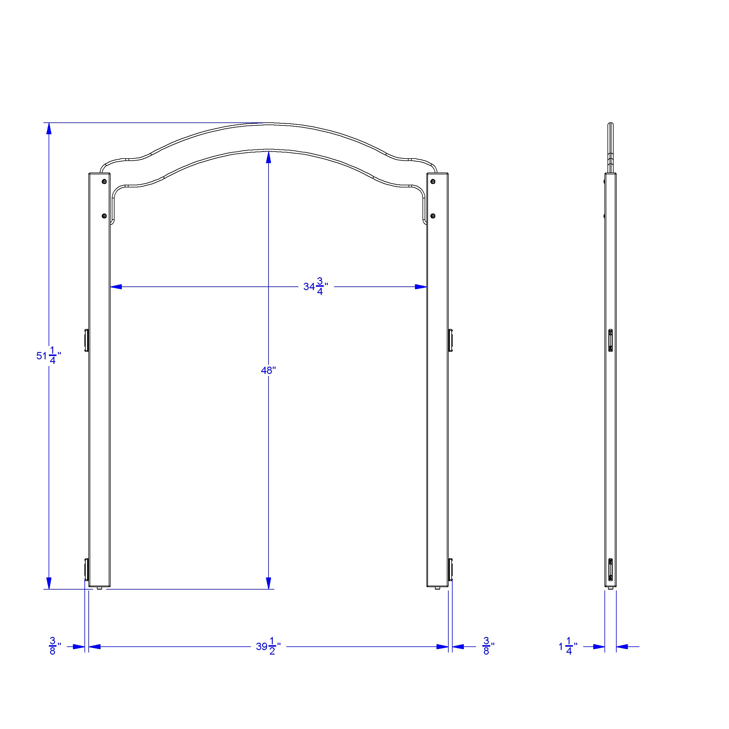 KYDZ Suite® Welcome Arch - Short - 51.5" High - E-height