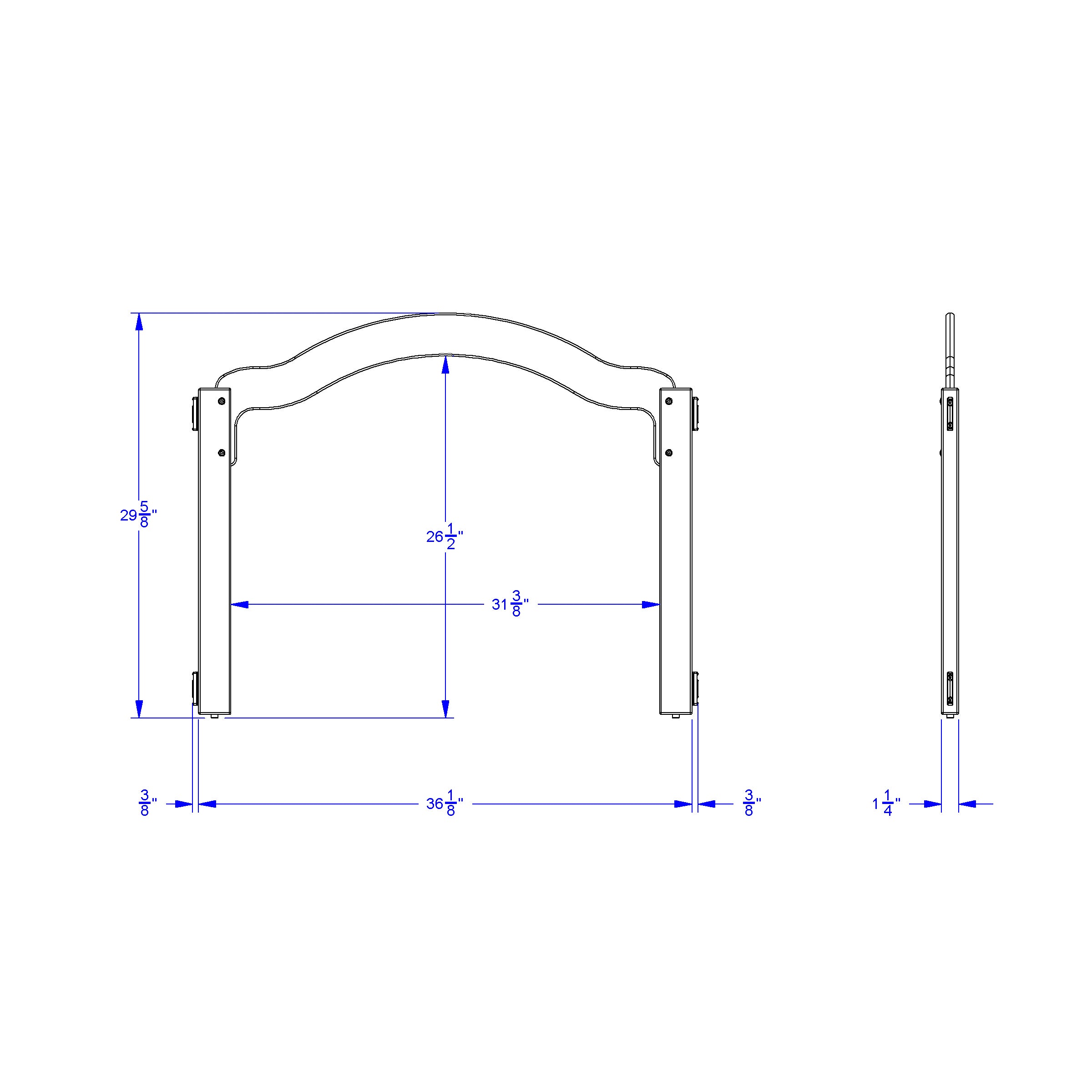 KYDZ Suite® Welcome Arch - Mini - 30" High - T-height
