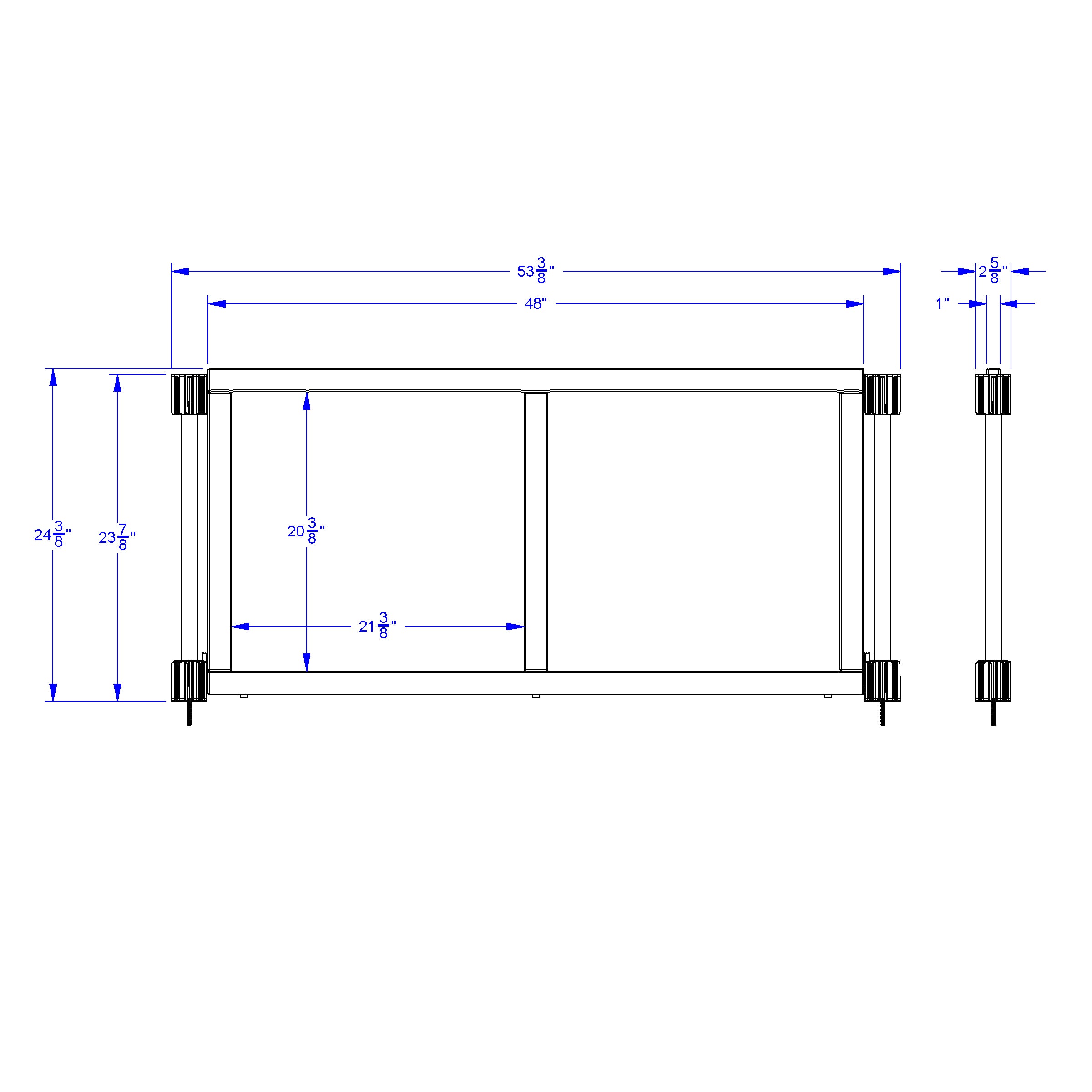 KYDZ Suite® Upper Deck Divider - See-Thru