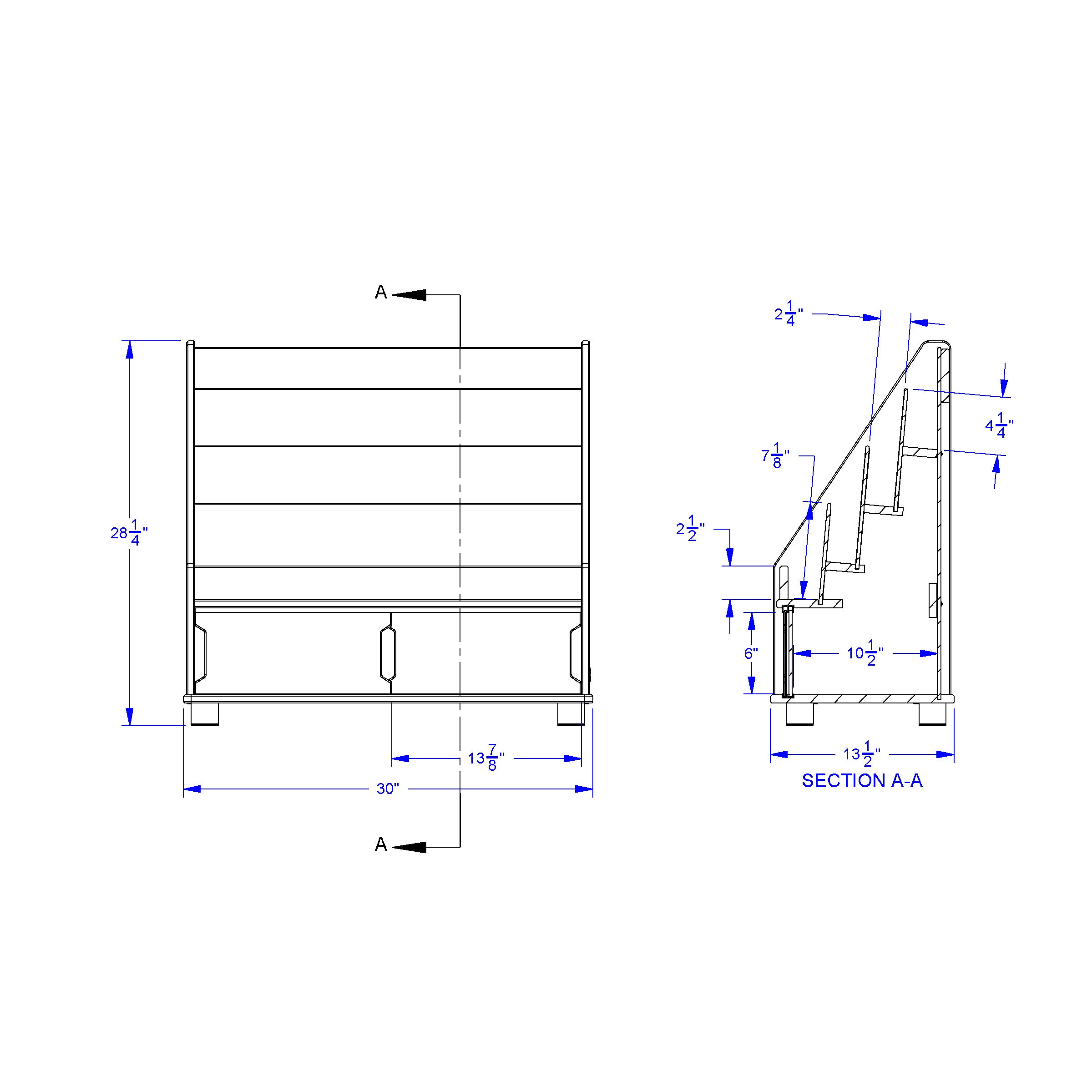 TrueModern® Book Rack