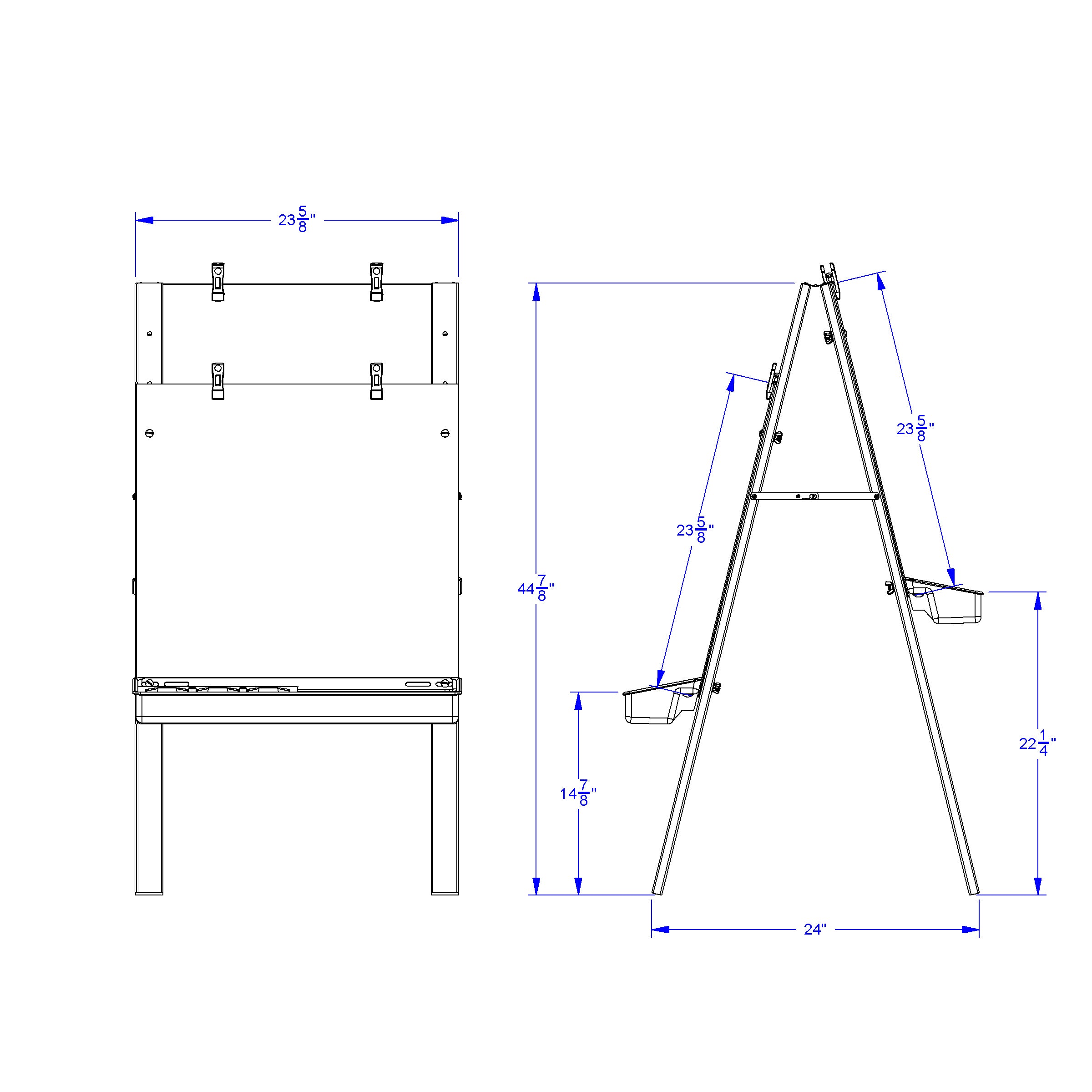 Jonti-Craft® Primary Adjustable Easel
