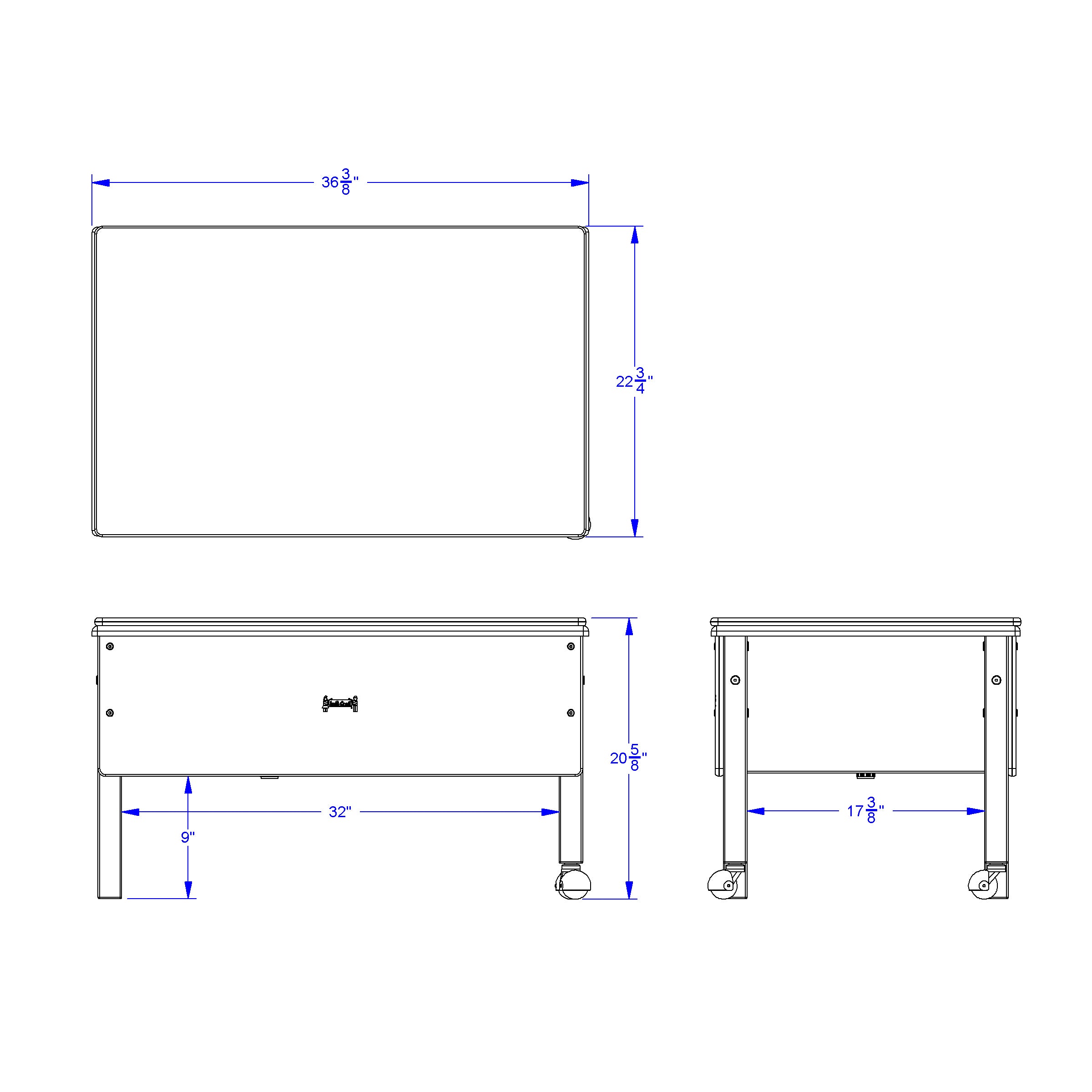 Jonti-Craft® Toddler Space Saver Sensory Table