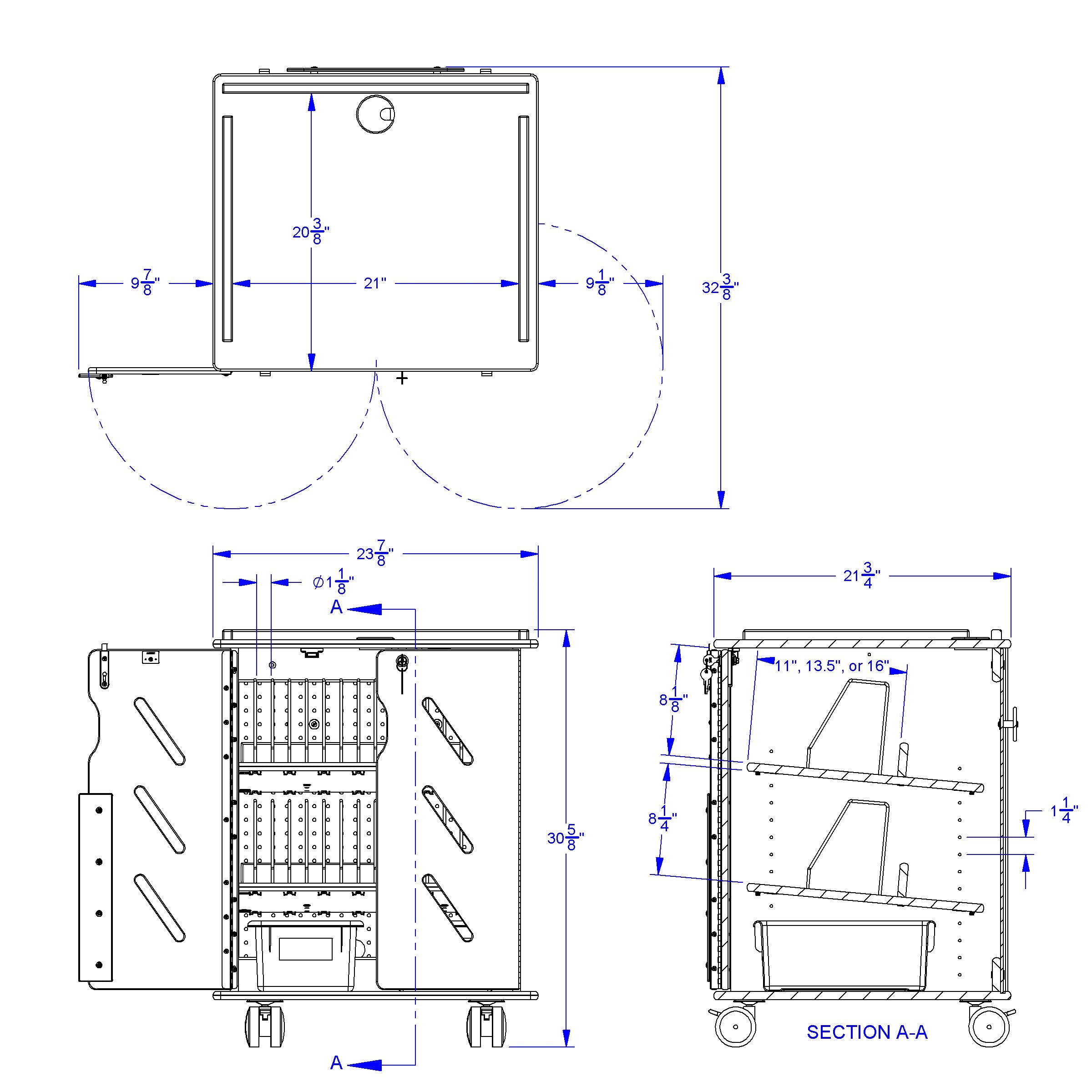 Jonti-Craft® Laptop and Tablet Storage Cart
