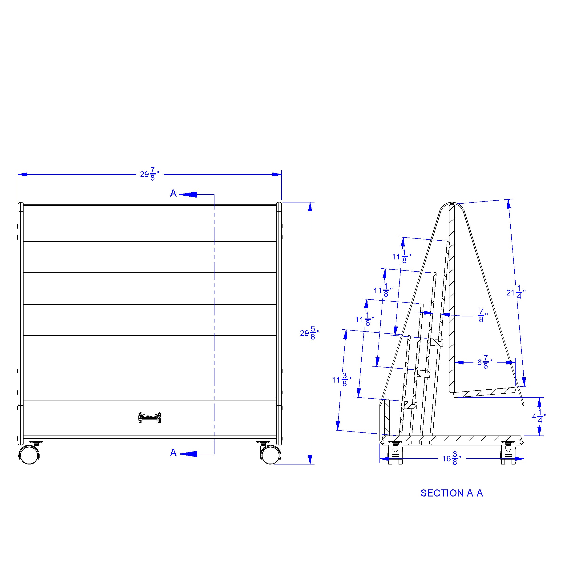Jonti-Craft® Big Book Pick-a-Book Stand - Mobile
