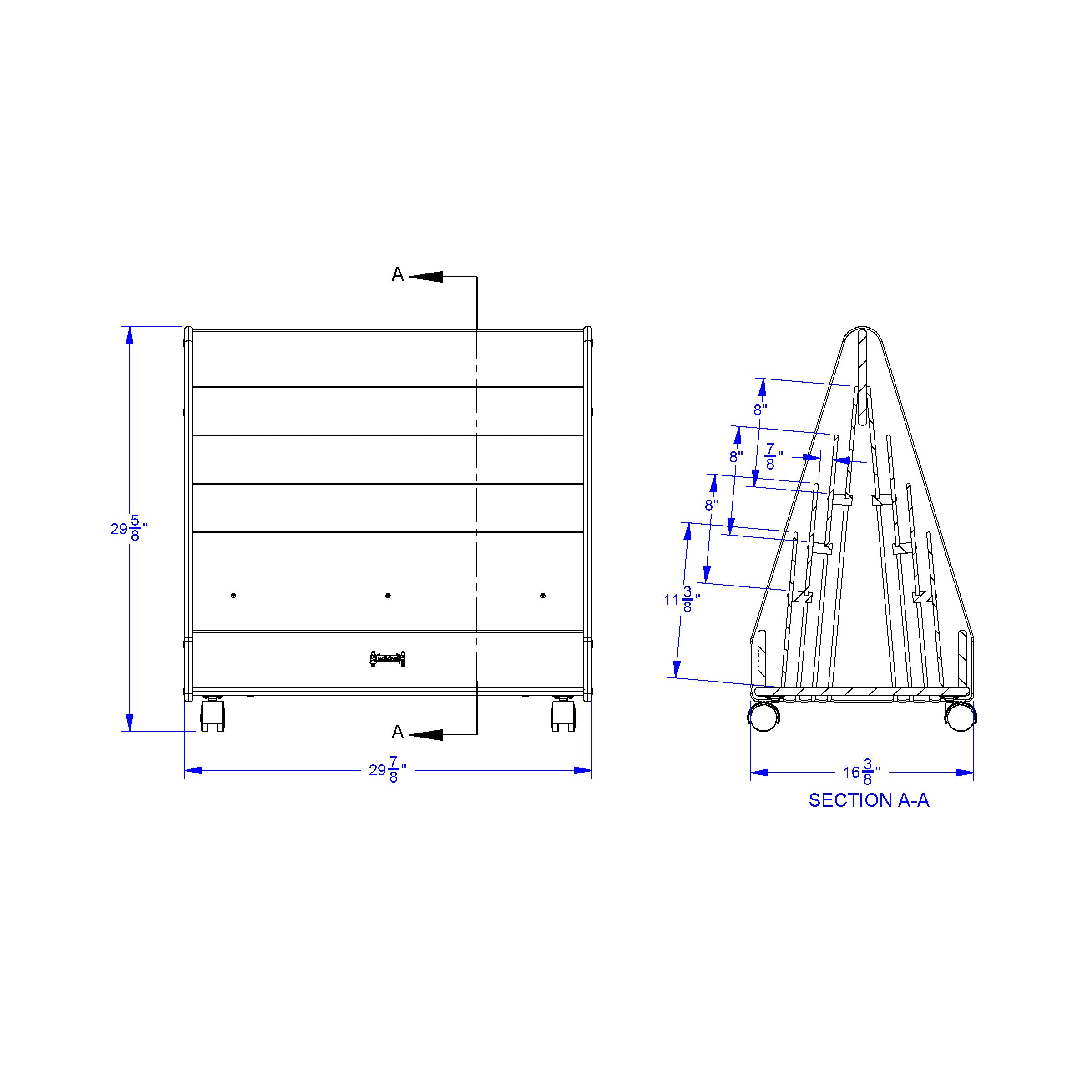 Jonti-Craft® Double Sided Pick-a-Book Stand - Mobile