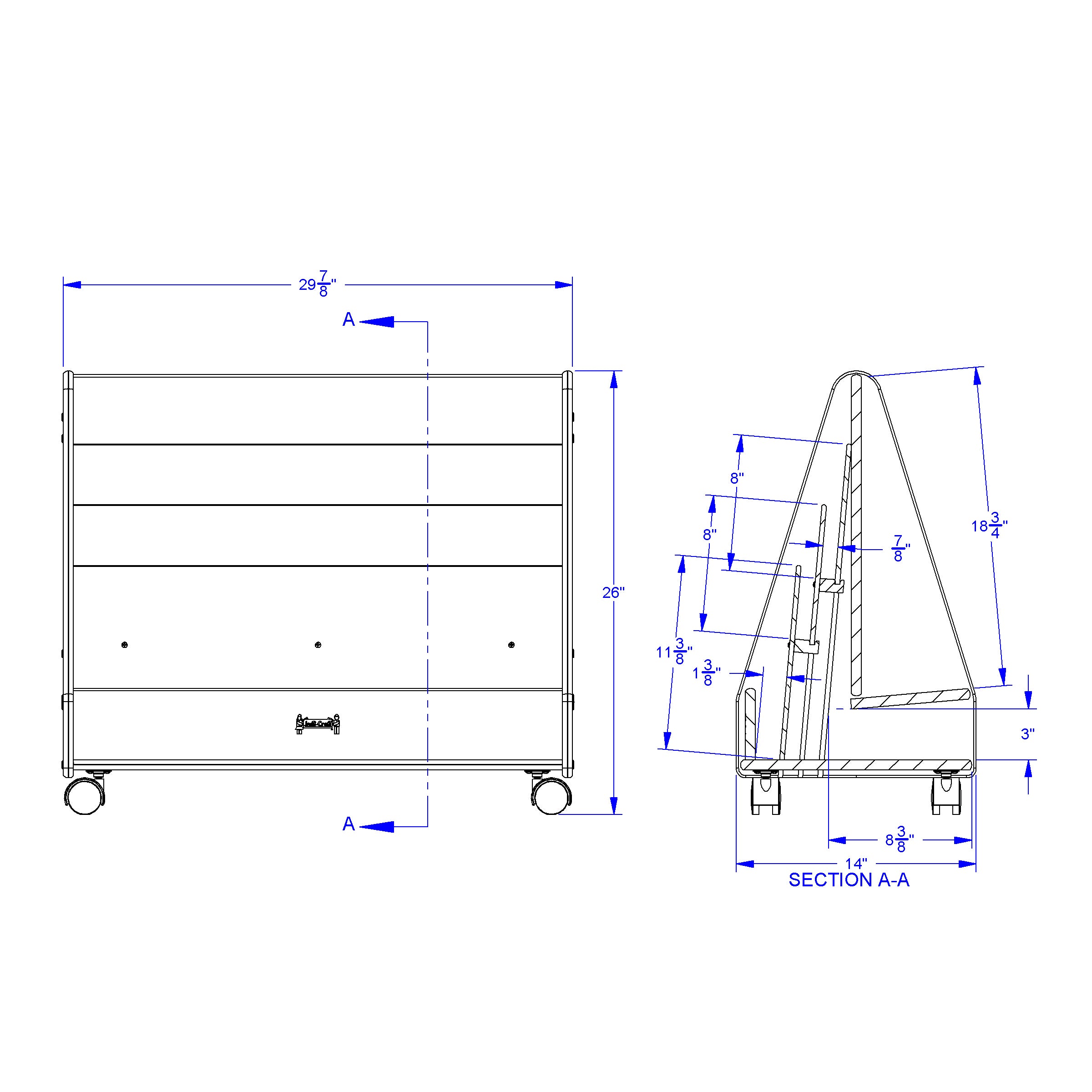 Jonti-Craft® Small Pick-a-Book Stand - Mobile