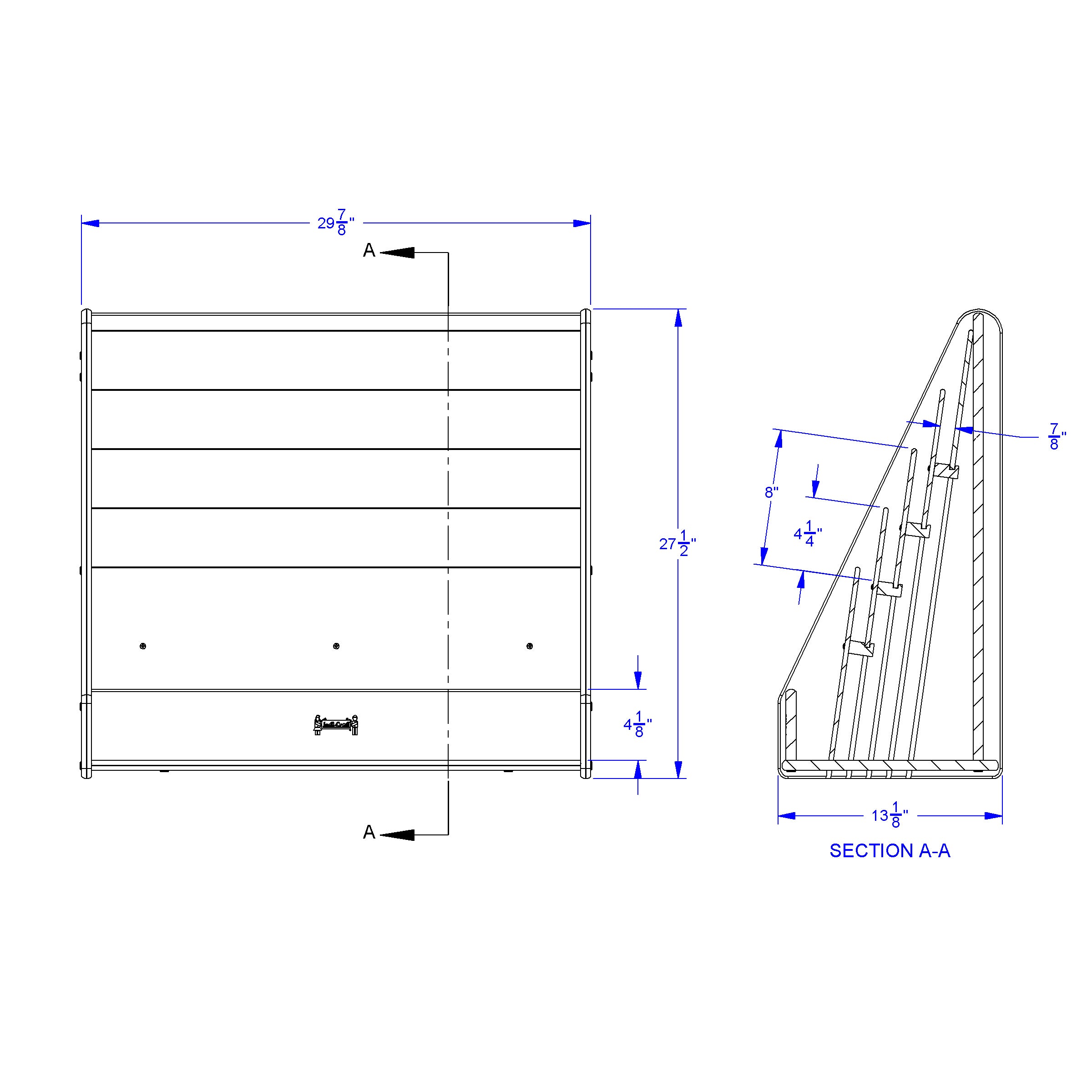 Rainbow Accents® Flushback Pick-a-Book Stand - Purple