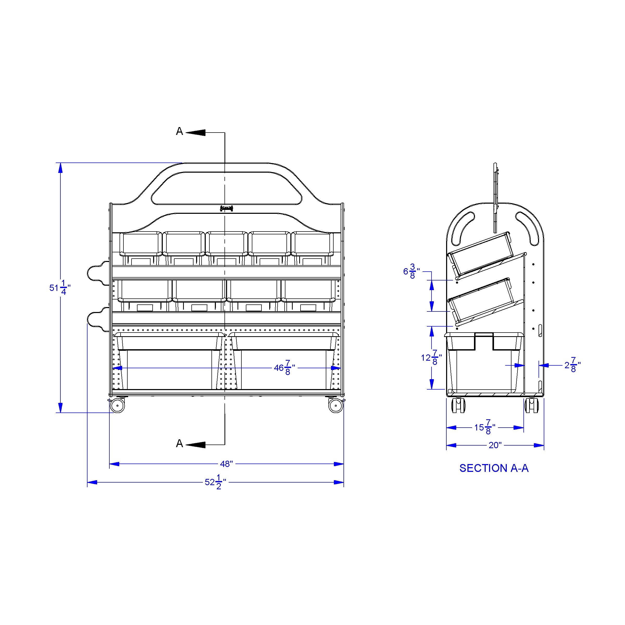 Jonti-Craft® Tall Fixed Straight-Shelf Bookcase