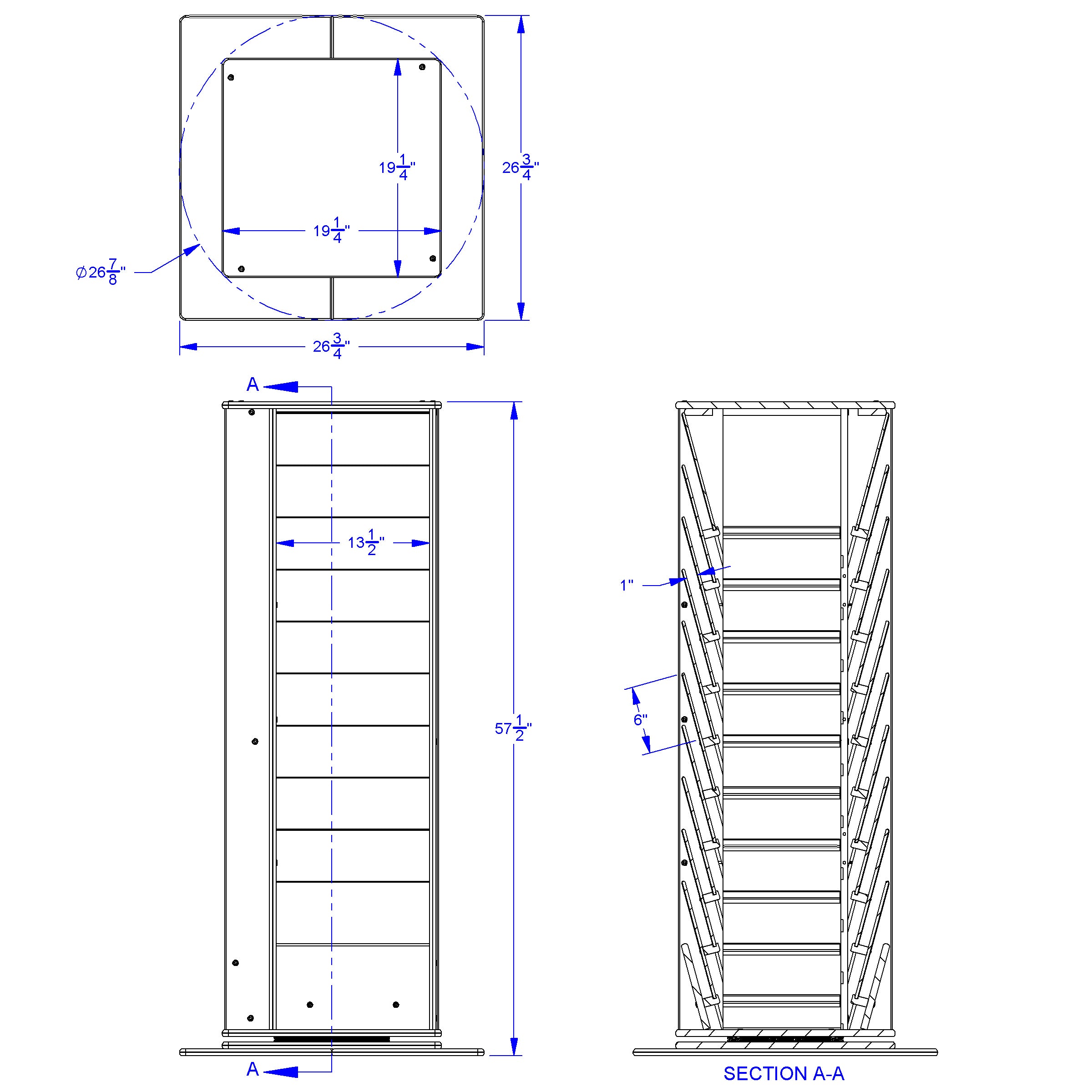 Jonti-Craft® Revolving Large Literacy Tower