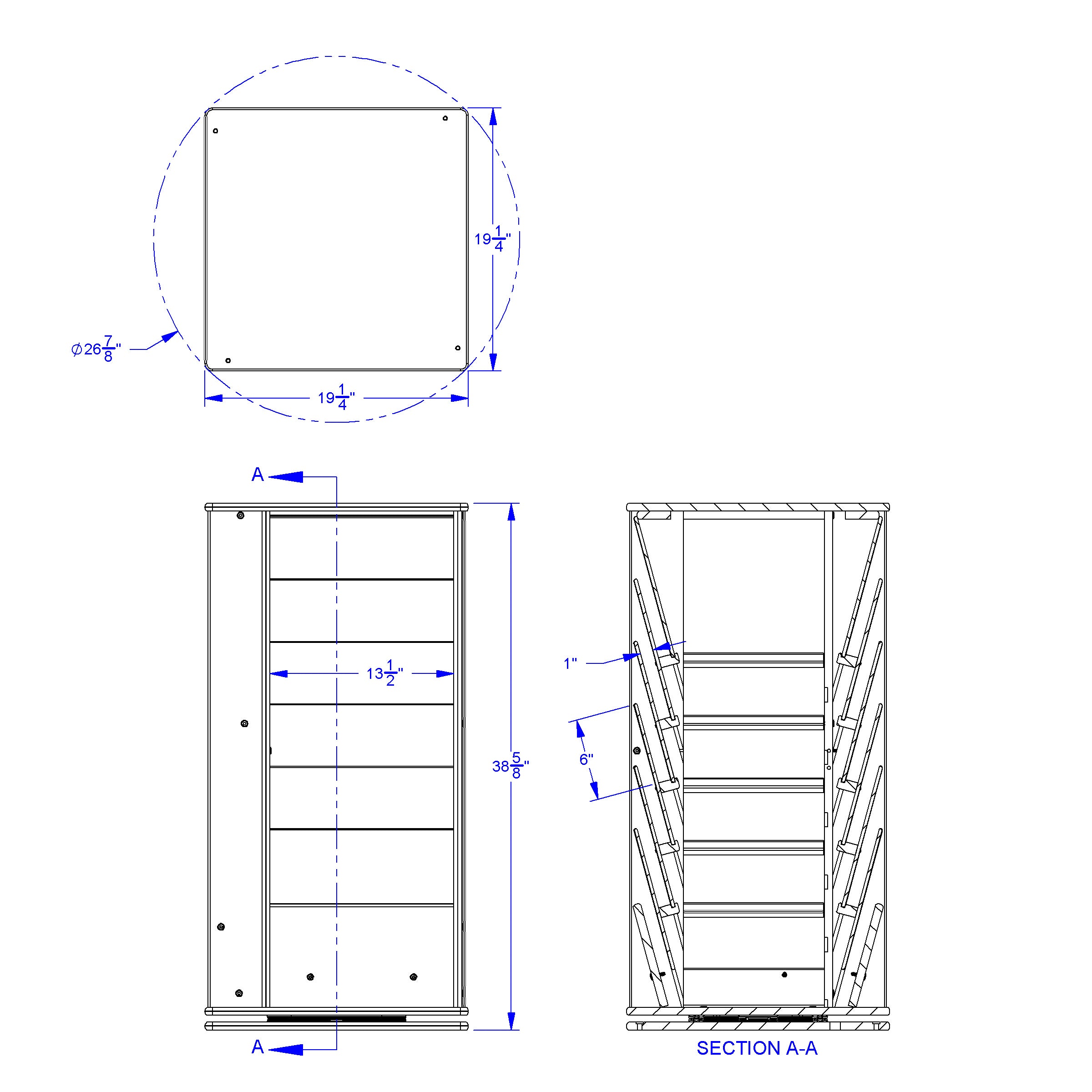 Jonti-Craft® Revolving Small Literacy Tower