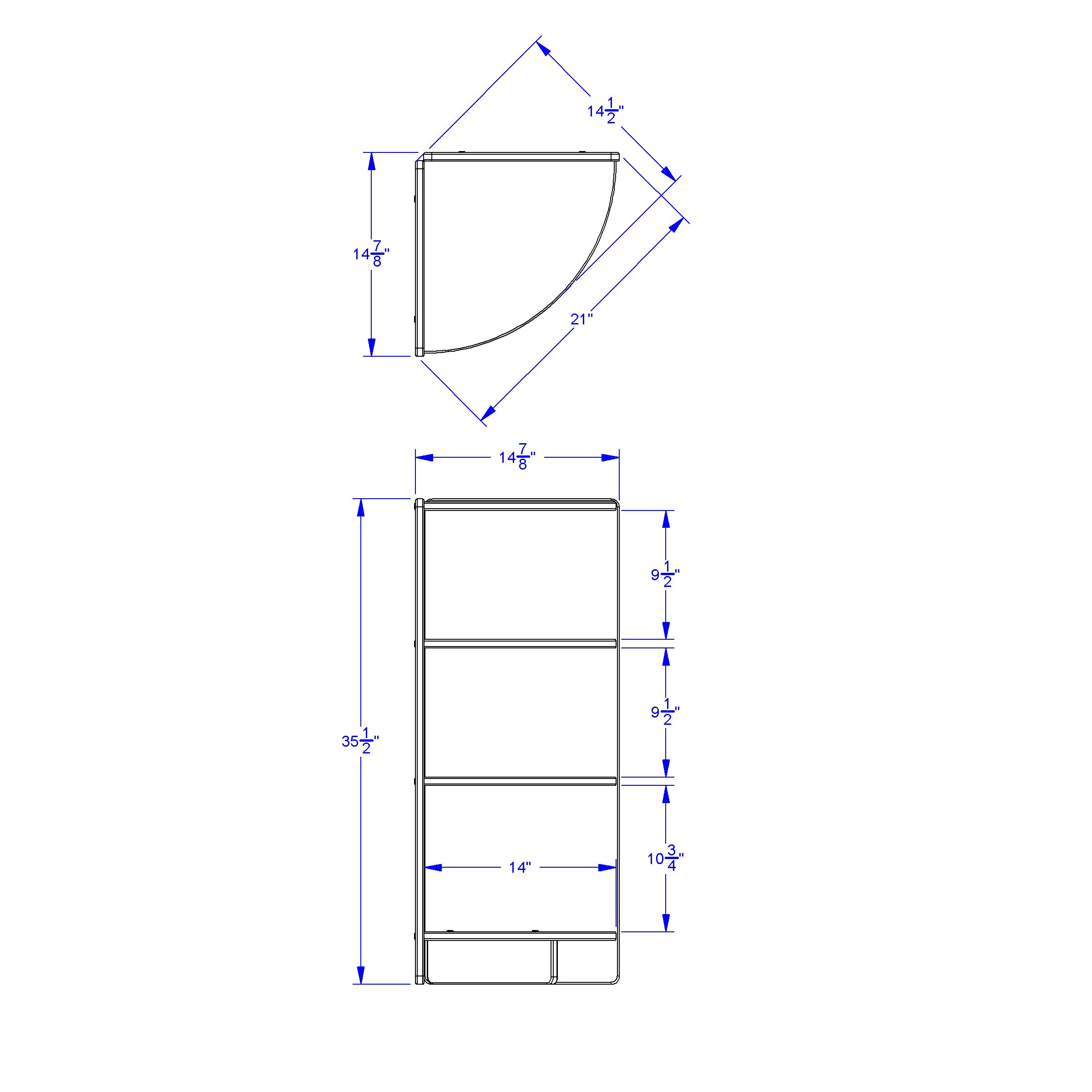 Jonti-Craft® Super-Sized Outside Corner Storage