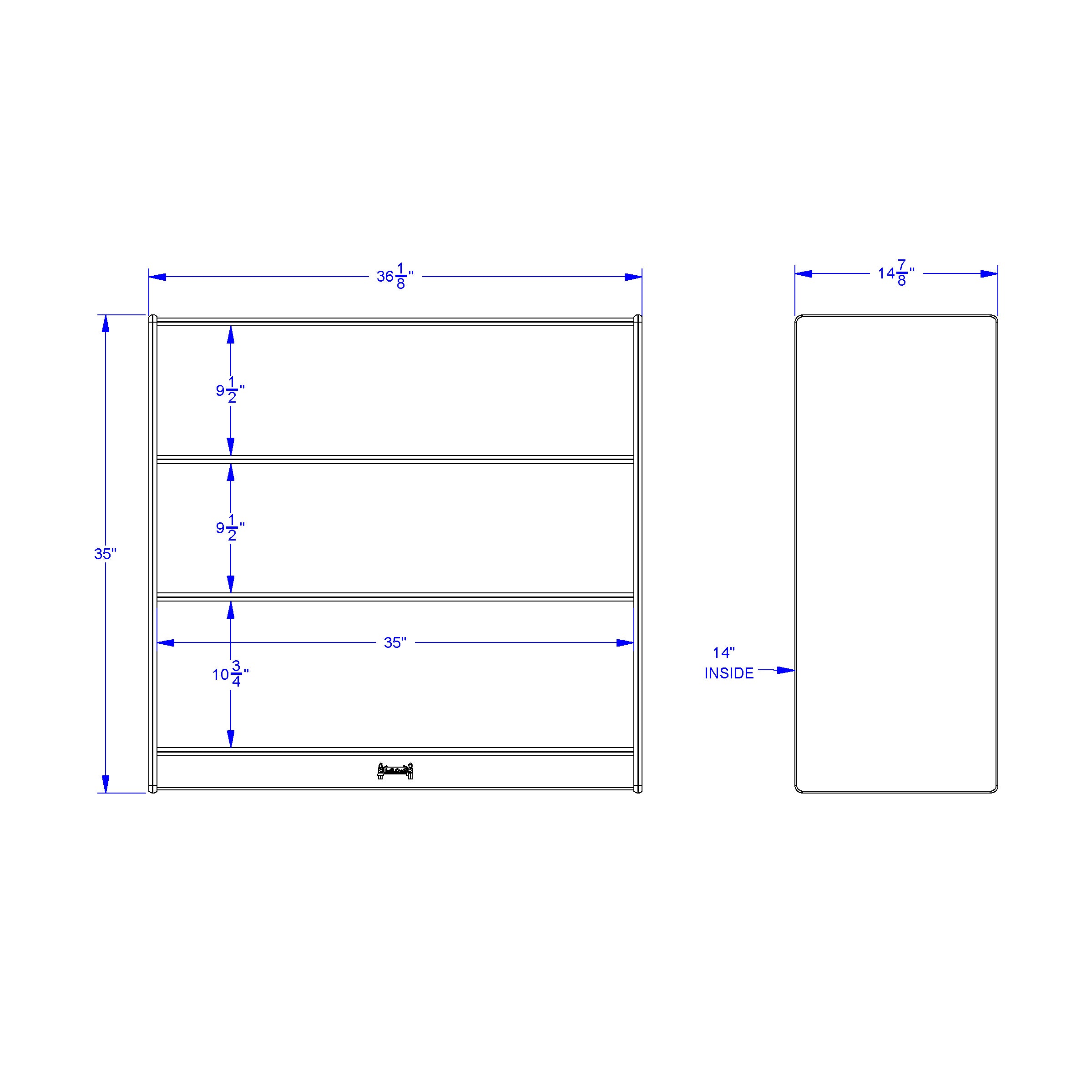 Jonti-Craft® Fixed Straight-Shelf Bookcase
