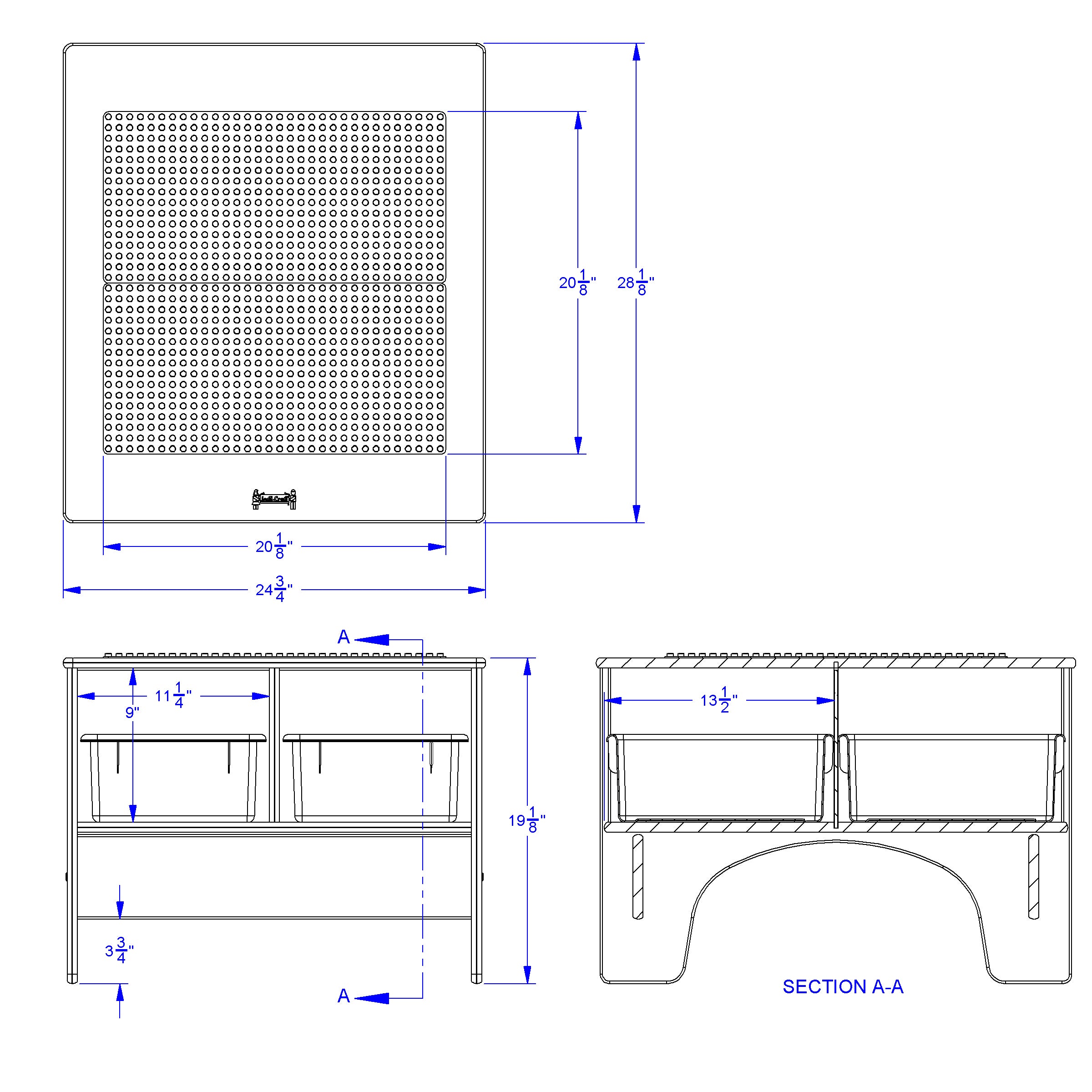 Jonti-Craft® KYDZ Building Table - Preschool Brick Compatible - with Clear Tubs