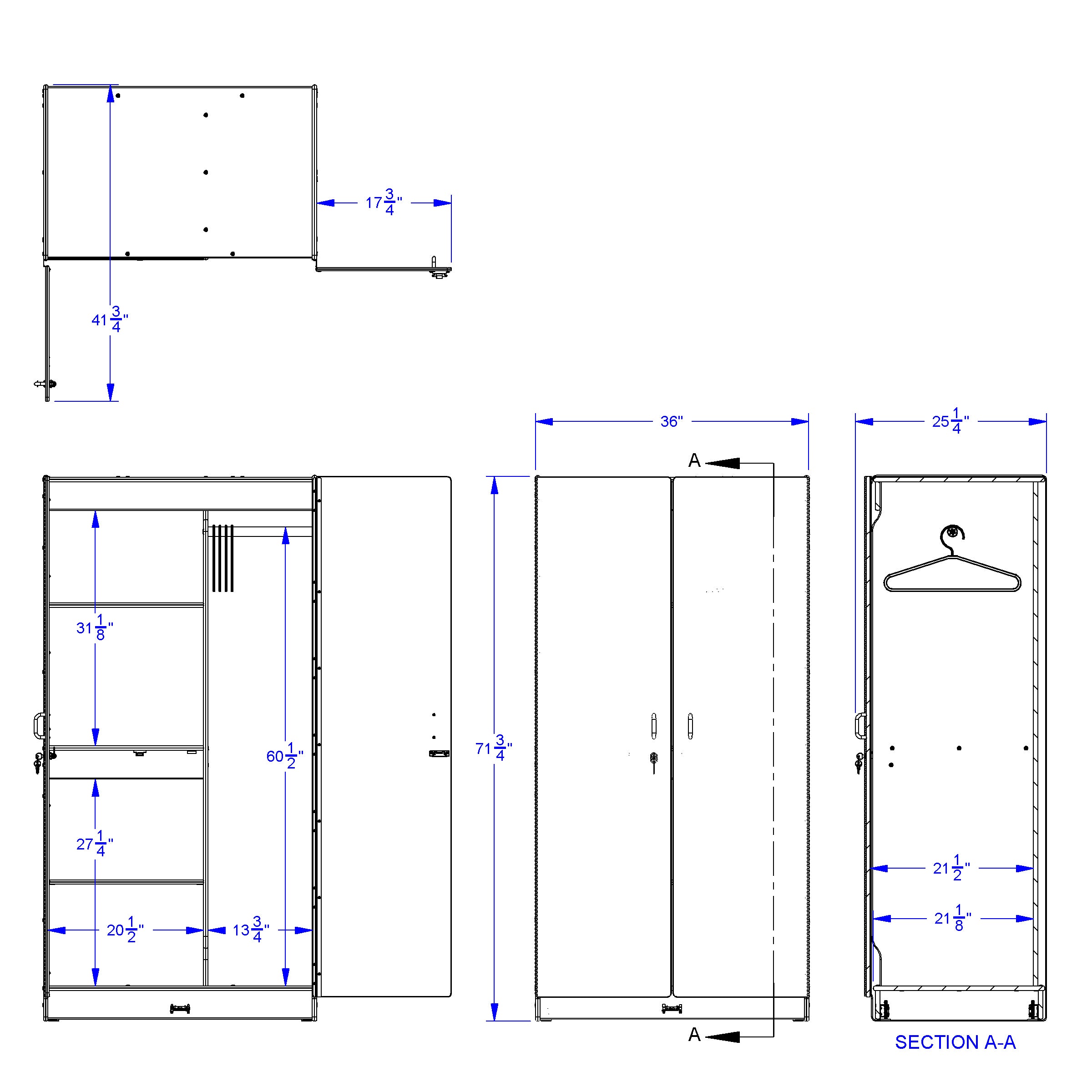 Jonti-Craft® Wardrobe Closet Deluxe