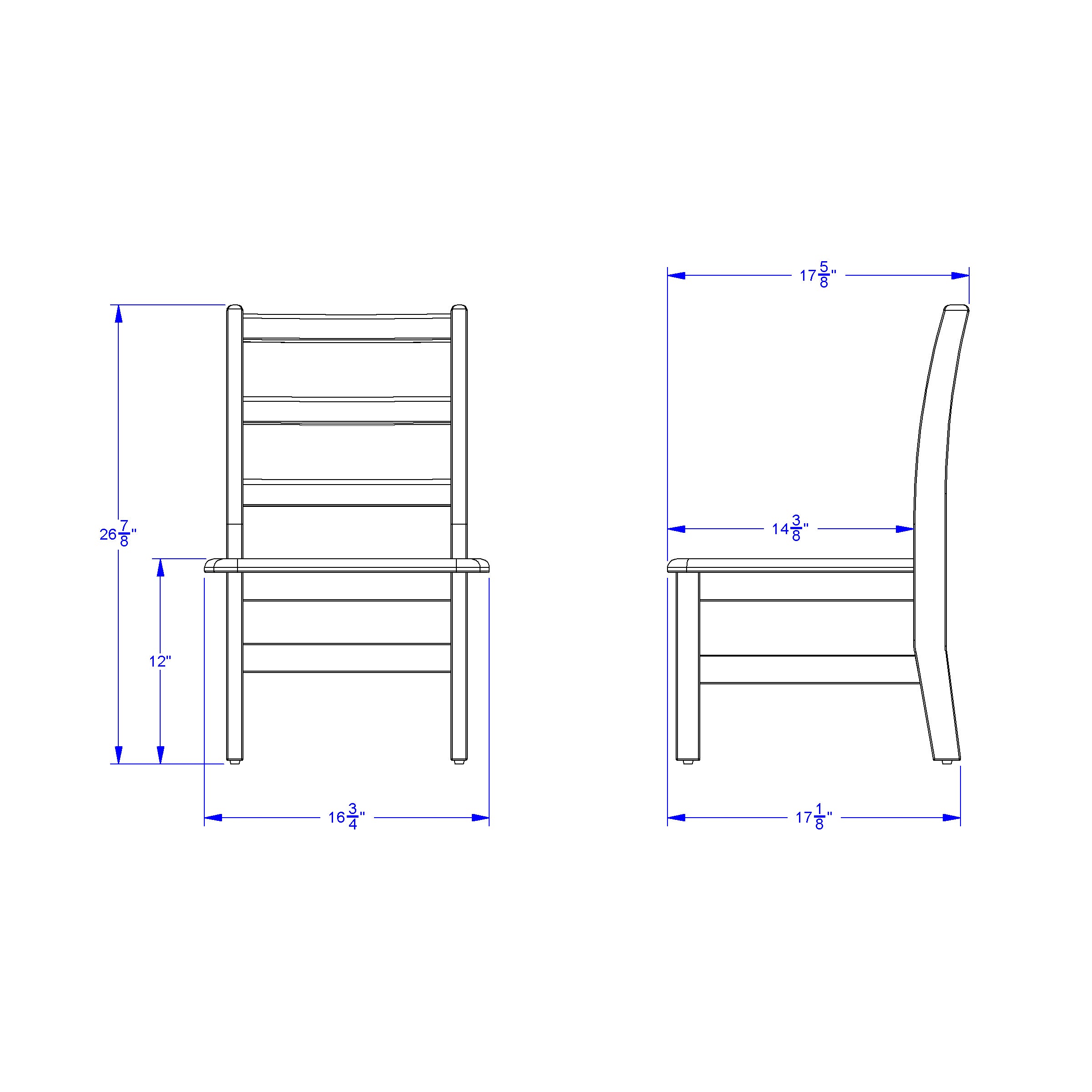 Jonti-Craft® Instructor’s Ladderback Chair - 12" Height