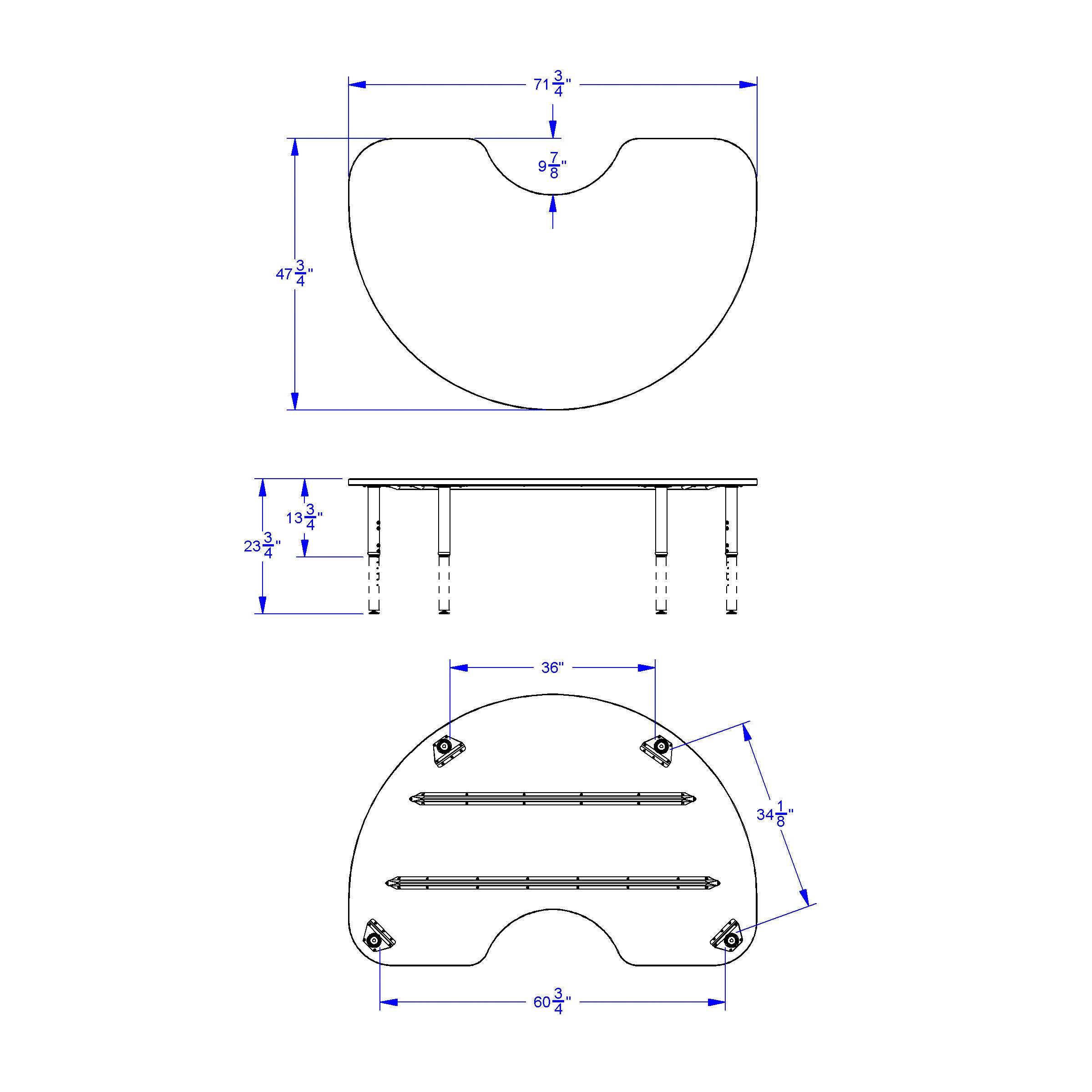 Jonti-Craft® Purpose+ Kidney Table