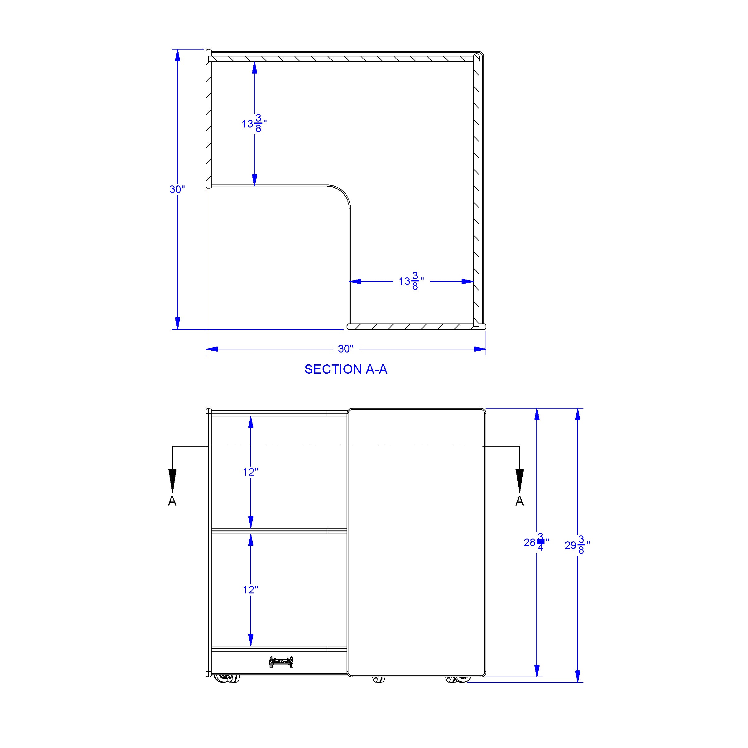 Jonti-Craft® Low Inside Corner Storage