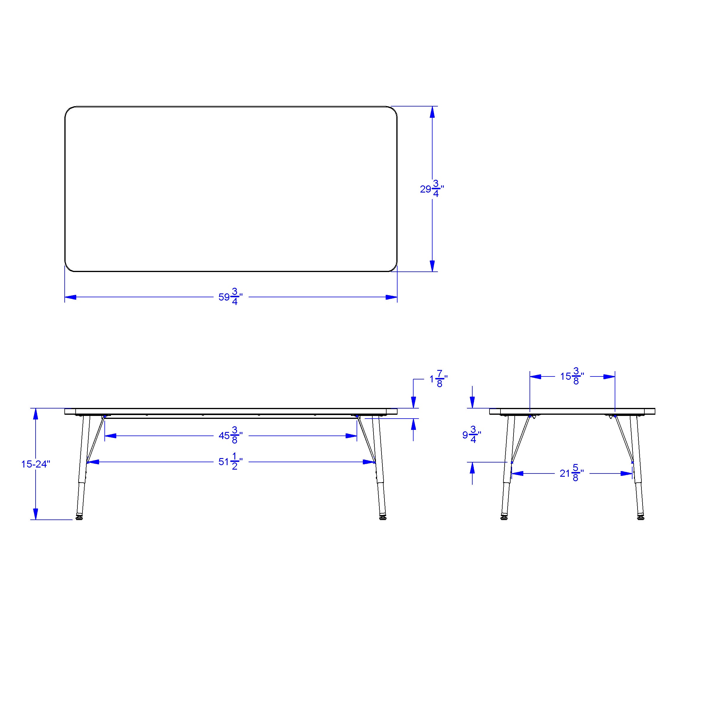 Berries® Rectangle Activity Table - 30" X 60", E-height - Driftwood Gray/Key Lime/Gray
