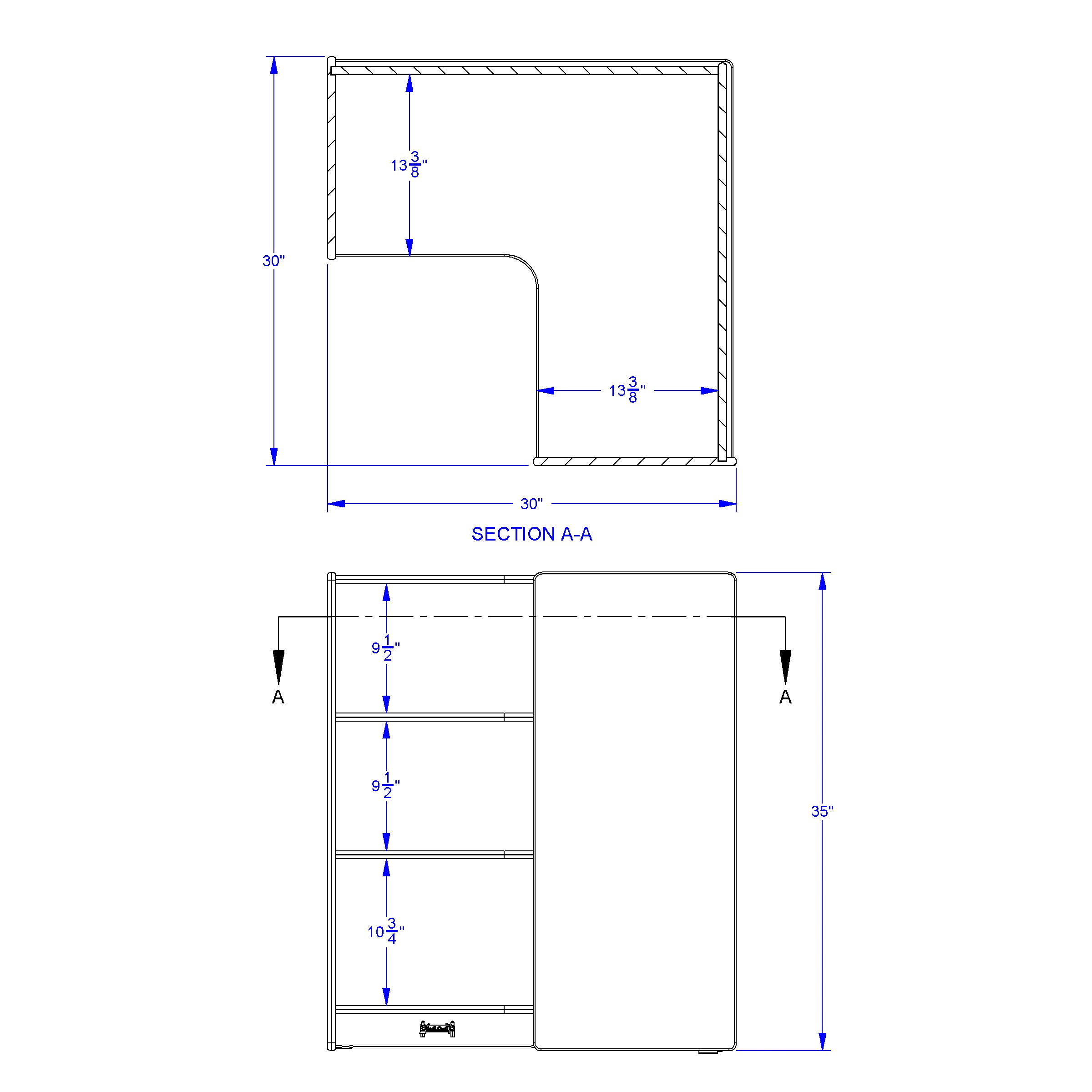 Jonti-Craft® Super-Sized Inside Corner Storage