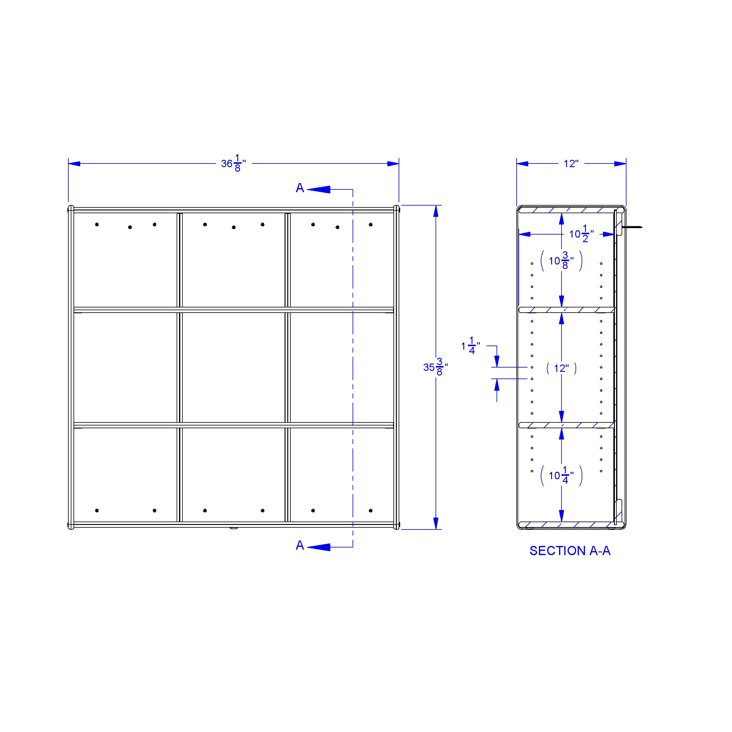 Young Time® Short Adjustable Shelf Bookcase