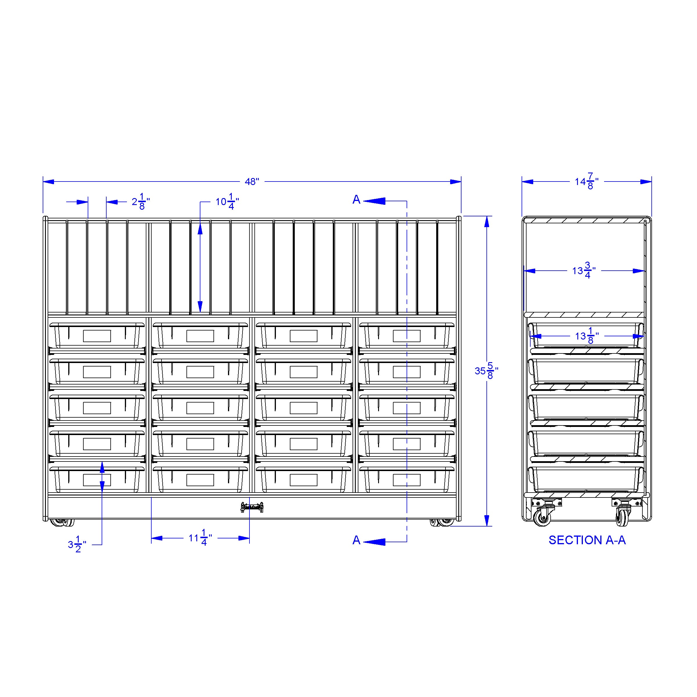 Jonti-Craft® Homework Station - with Clear Paper-Trays