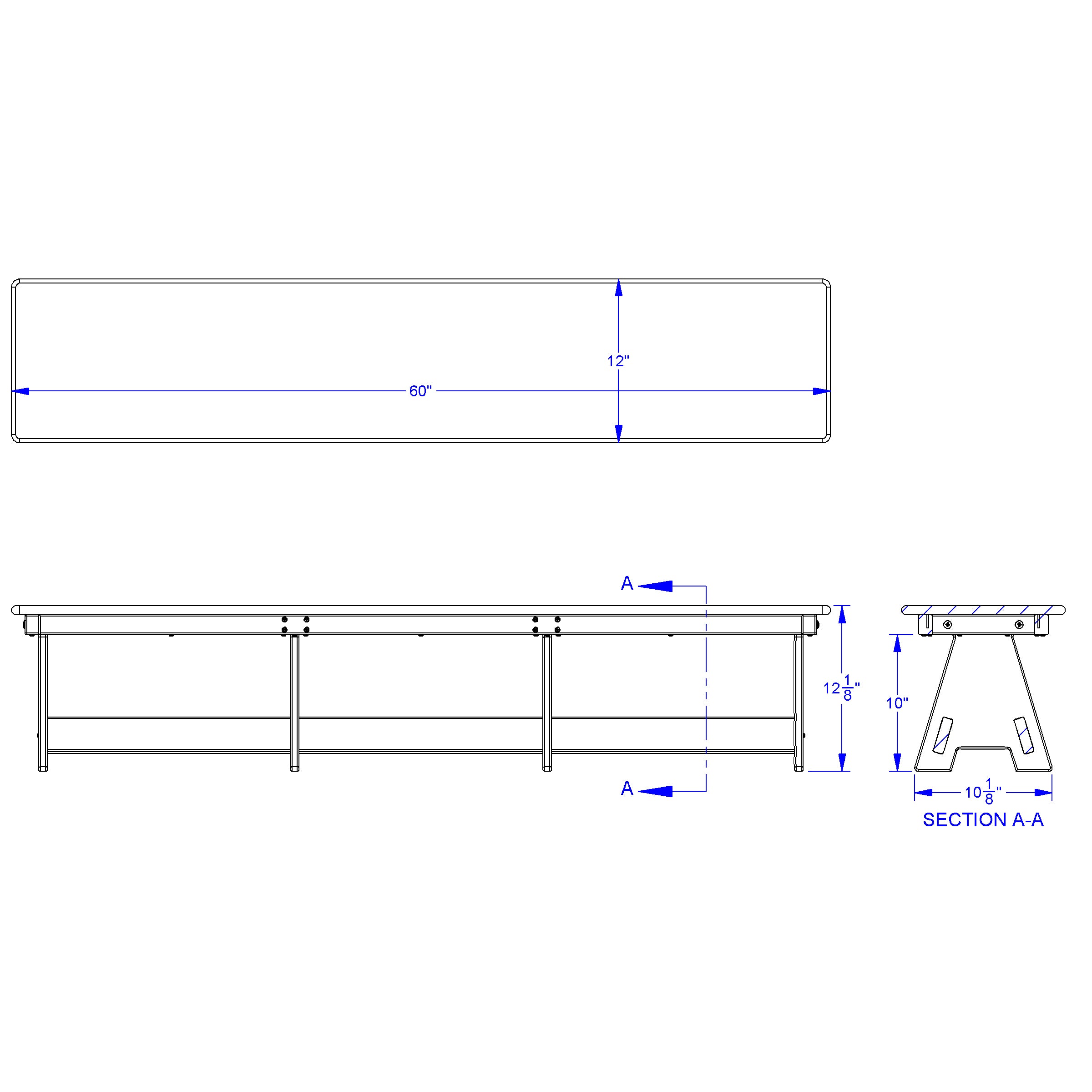 EverPlay™ Large Outdoor Table and Bench Set