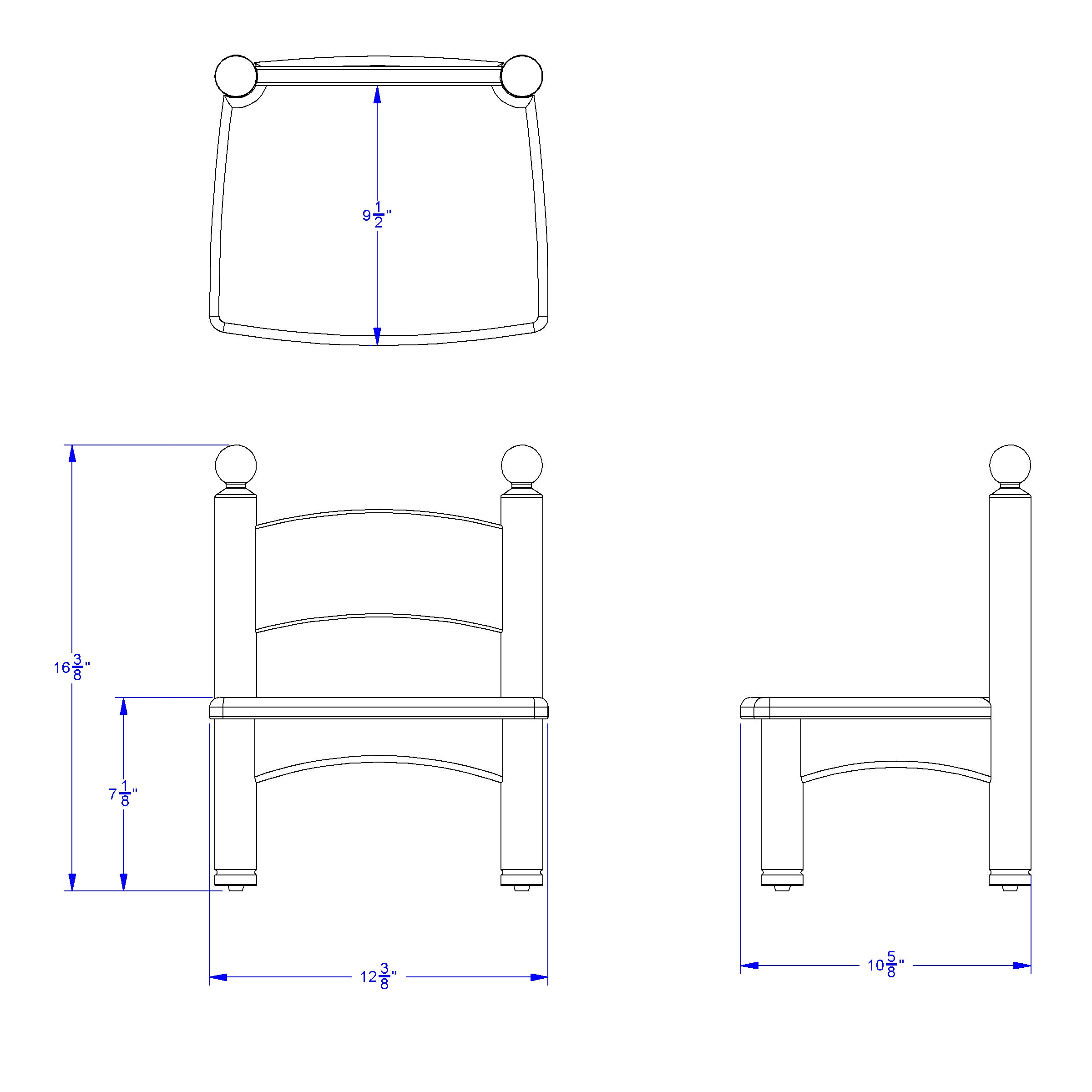 Jonti-Craft® Wooden Chair Pairs - 7" Seat Height