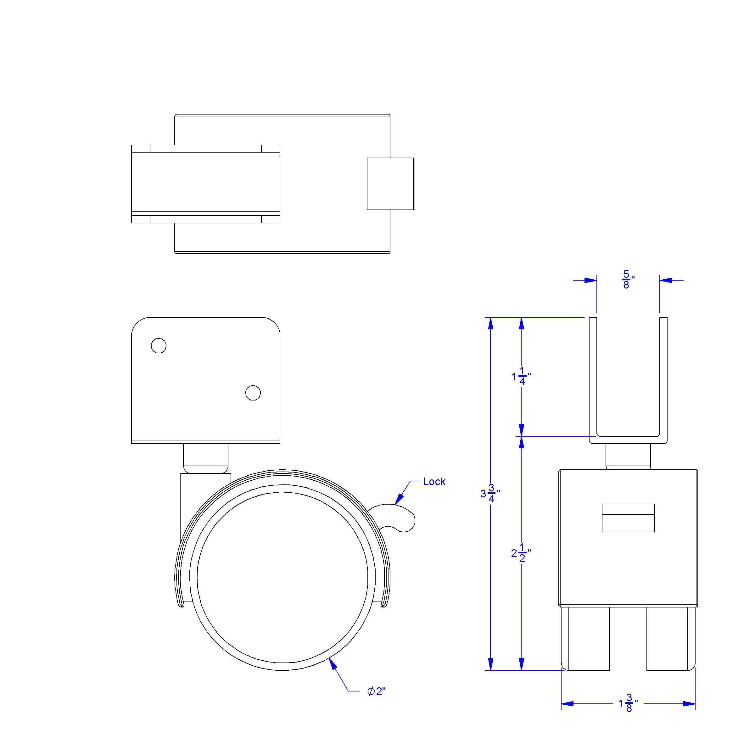 Young Time® Caster Kit - B