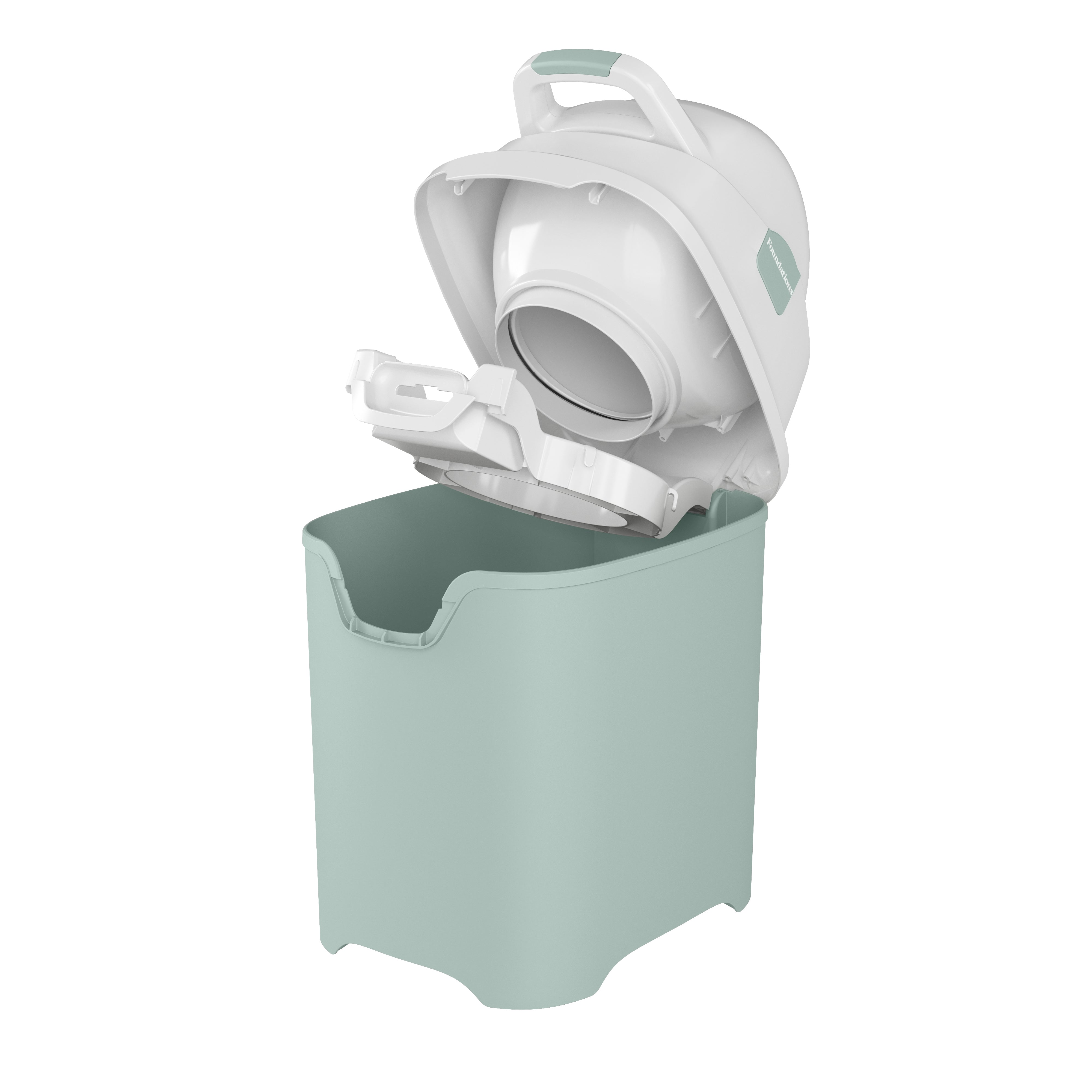Mini Diaper Pail, Green