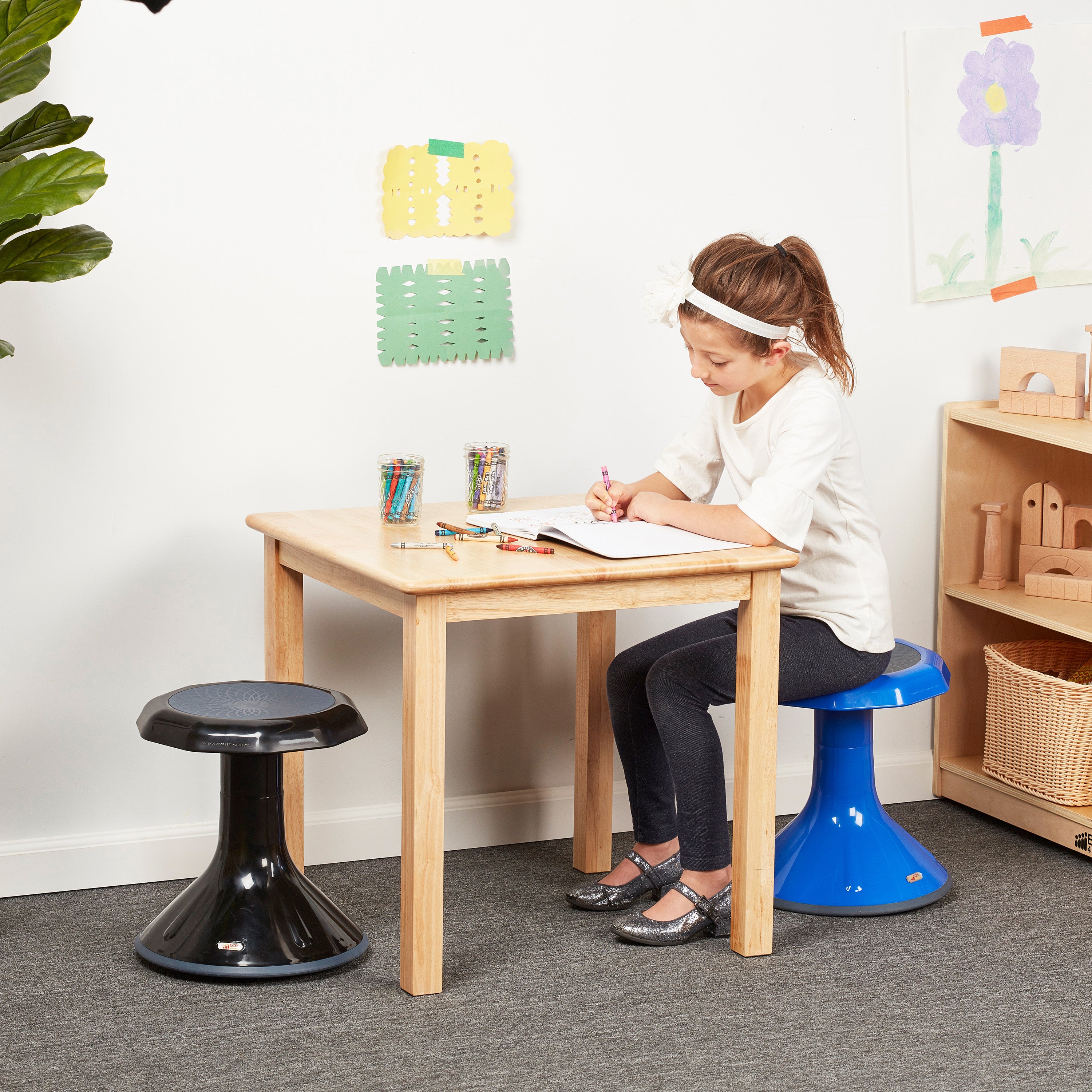 15in ACE Stool - Blue