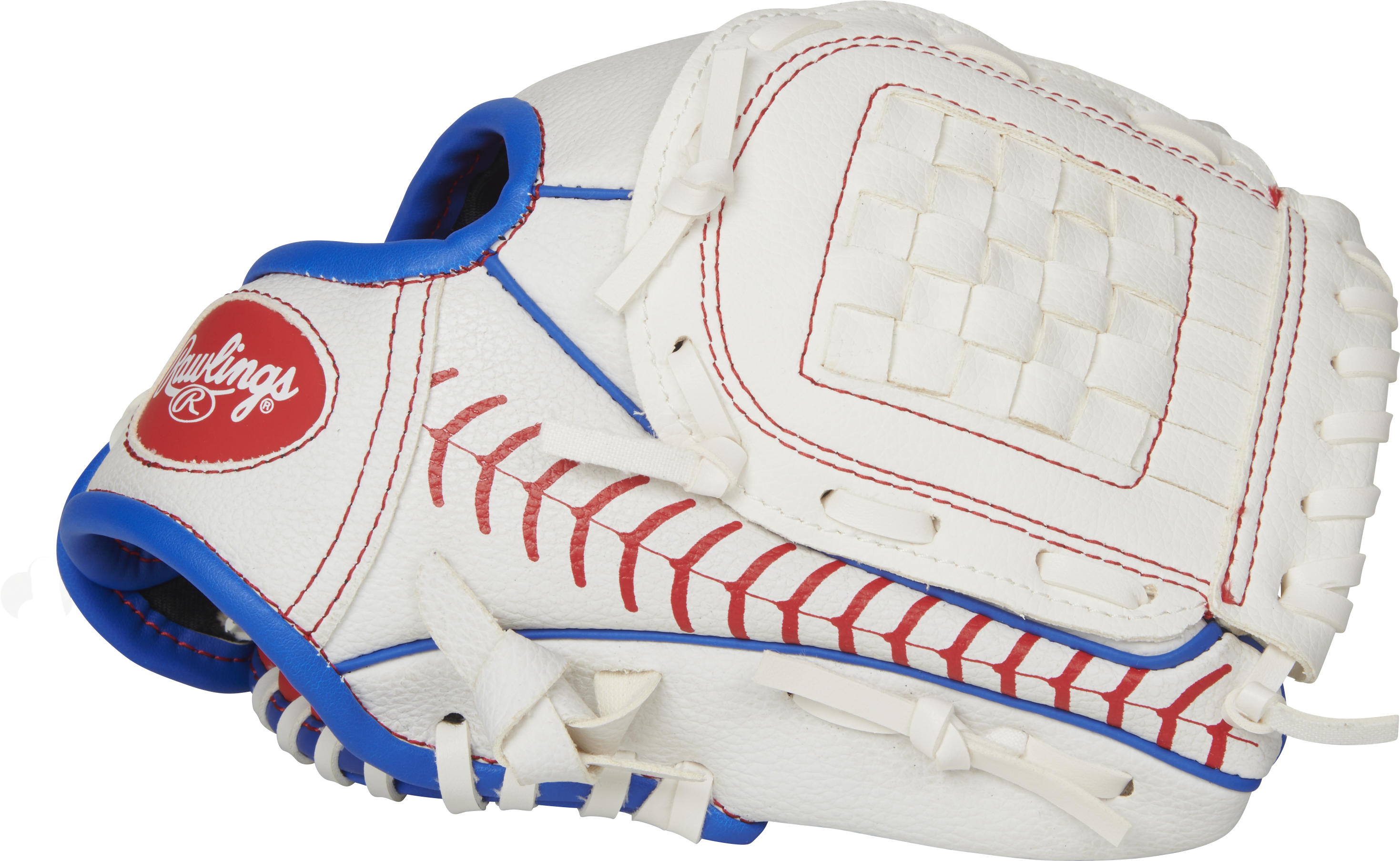 Rawlings Players Series Youth 9-Inch Baseball Glove W/Ball - Right Hand Thrower - White