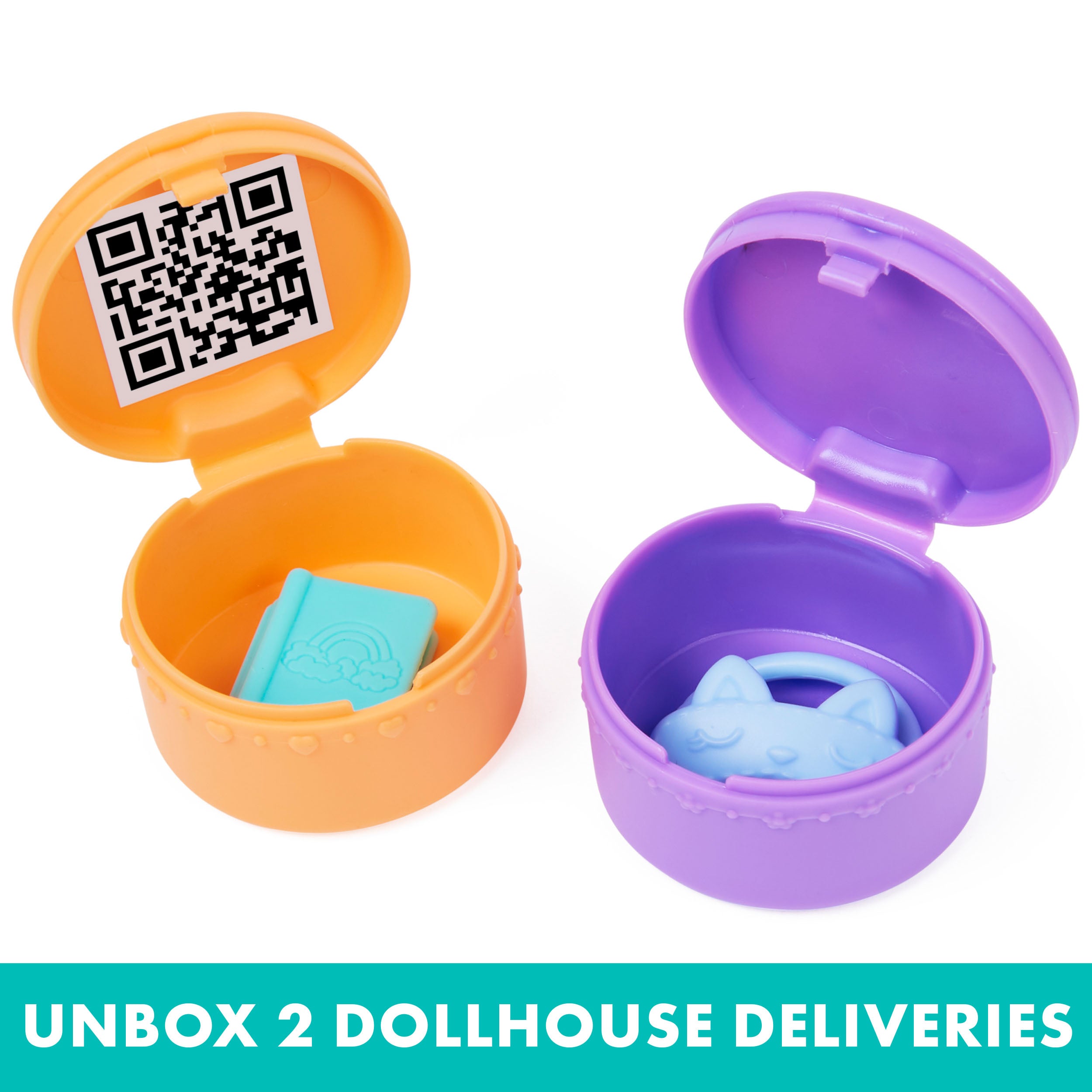 Gabby’s Dollhouse, Sweet Dreams Bedroom with Pillow Cat Figure and 3 Accessories, 3 Furniture and 2 Deliveries, Kids Toys for Ages 3 and up