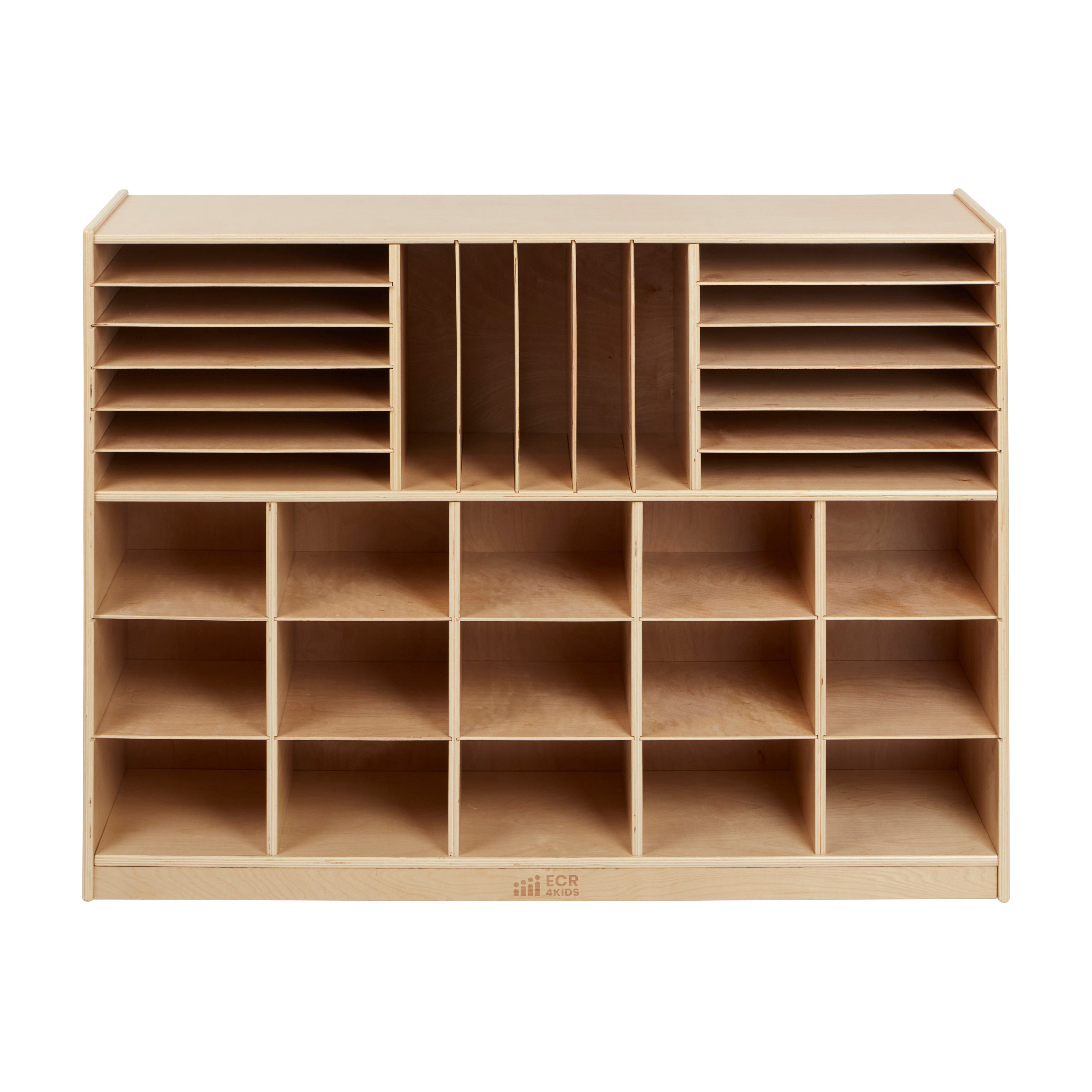 Multi-Section Storage Cabinet - Natural