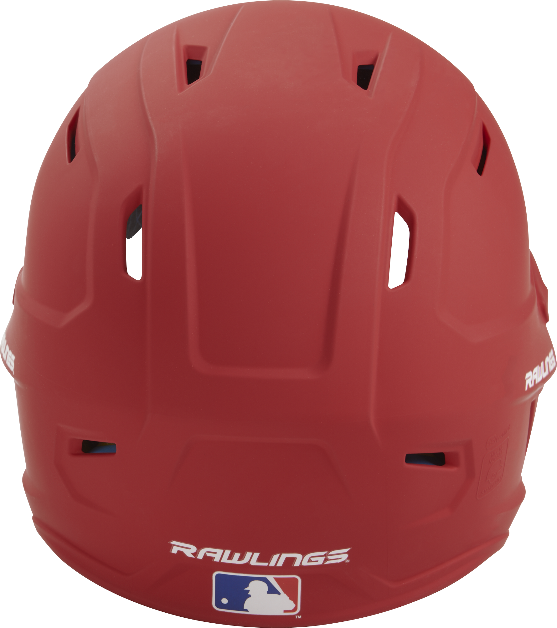 Rawlings Mach Matte Senior Baseball Helmet - Scarlet