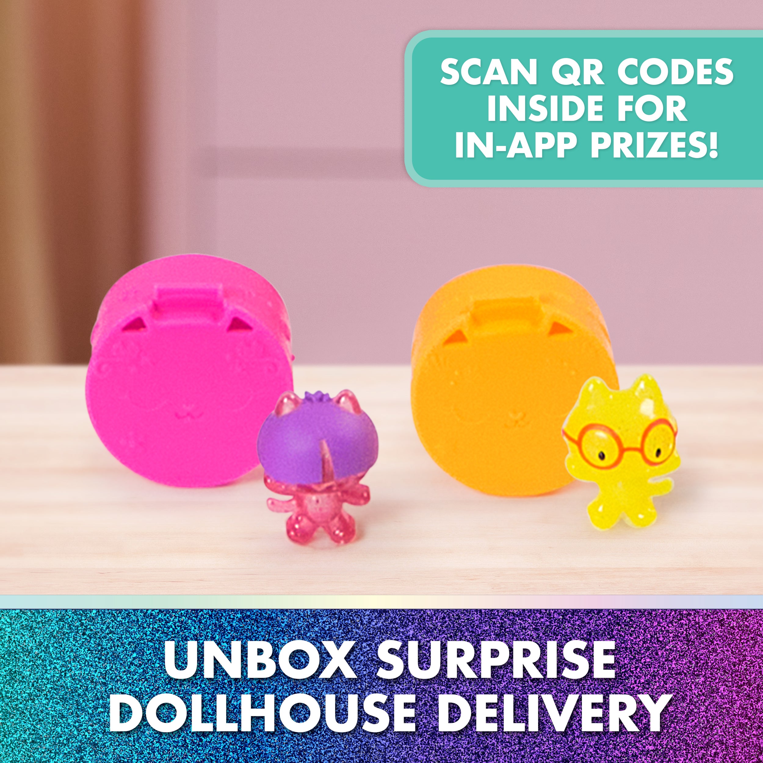 Gabby's Dollhouse: The Movie, Meow-mazing Interactive Dollhouse, 7 Rooms, LCD Screen Eyes, Figures, Sound FX, Kids Toys for Girls & Boys Ages 3 and Up