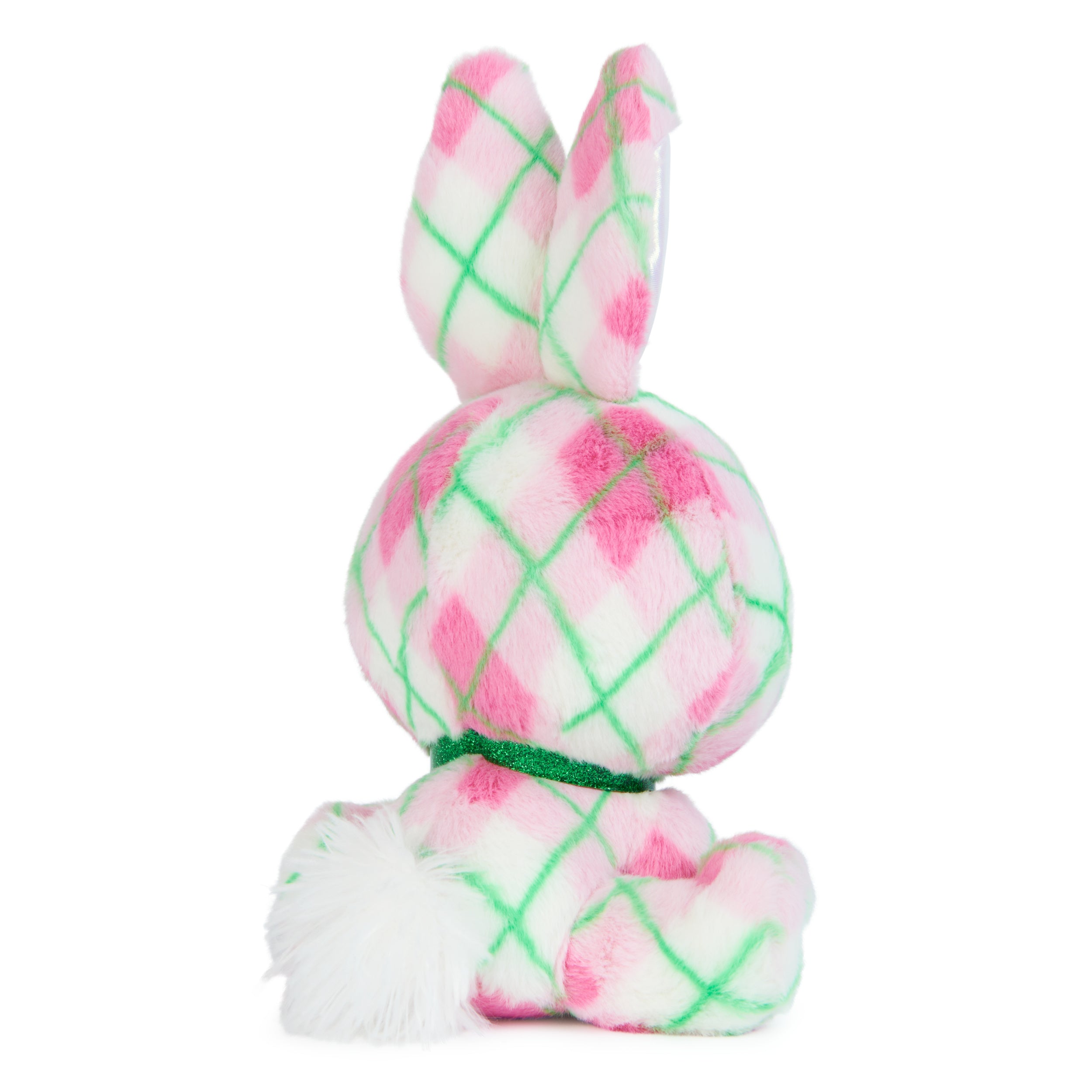 P.Lushes Pets Kennedy Karrats Designer Fashion Plush Toy, Collectible Bunny Stuffed Animal, Pink and Green, 6”
