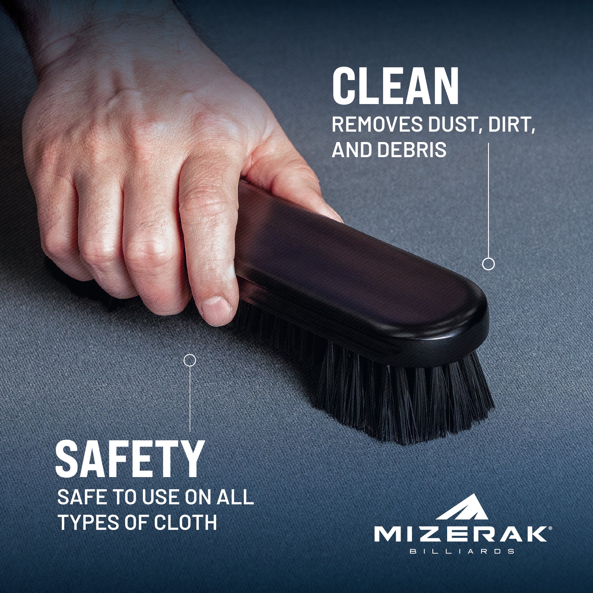 Deluxe Table Brush 9"