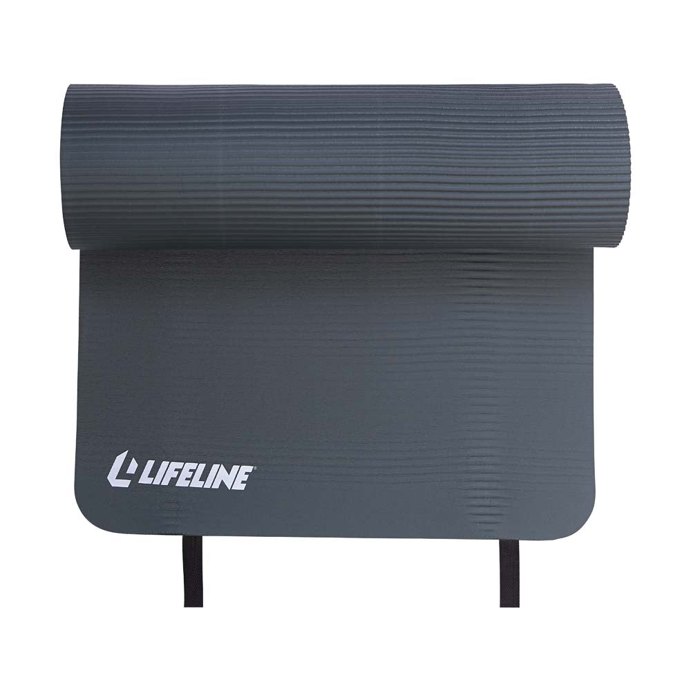 Exercise Mat Pro - 72" X 23" X 5/8" - Charcoal
