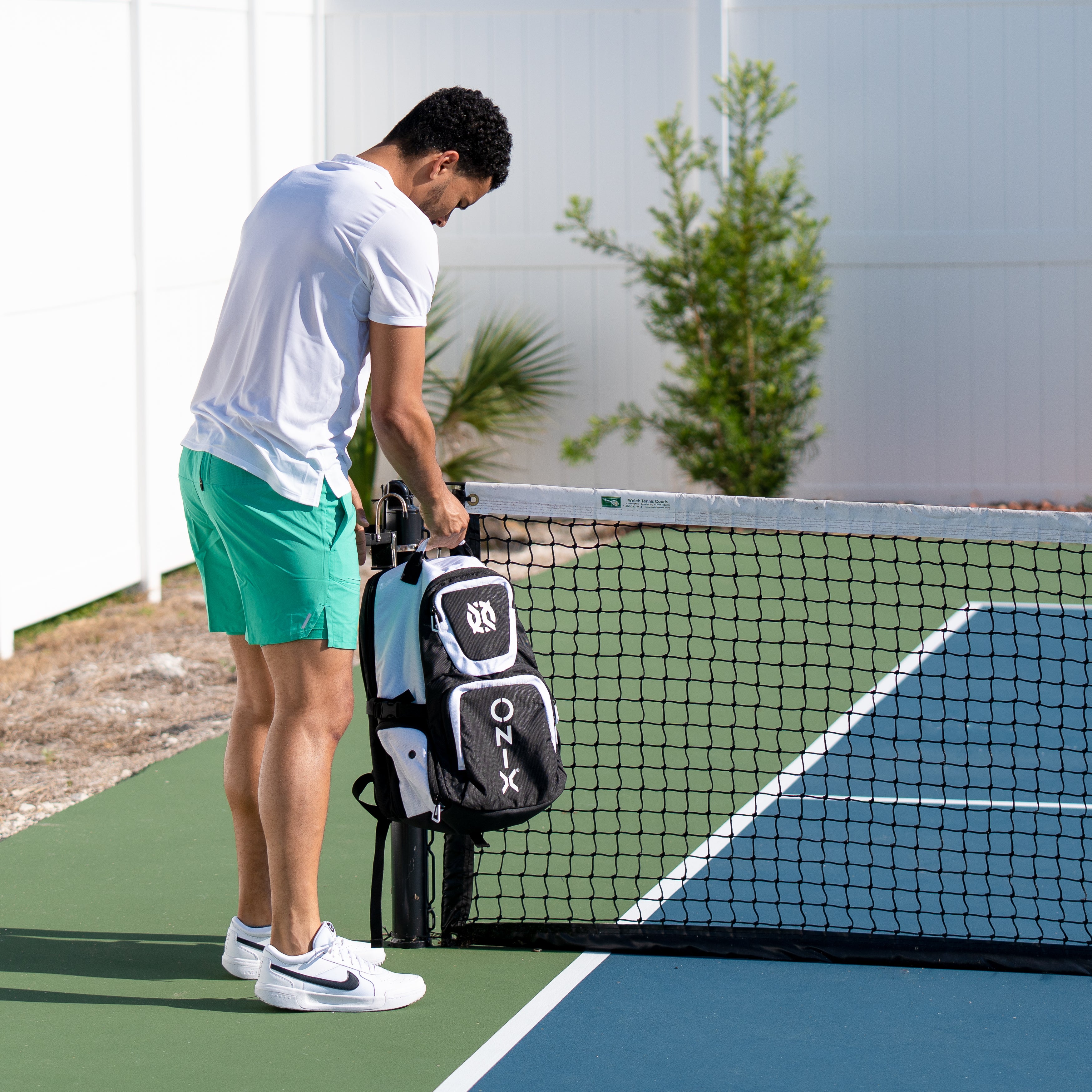 ONIX Pro Team Backpack — White/Black