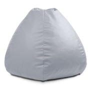 Jaxx Gumdrop Commercial Grade Bean Bag for Educational Environments, Large Size - Premium Vinyl - Submarine Grey