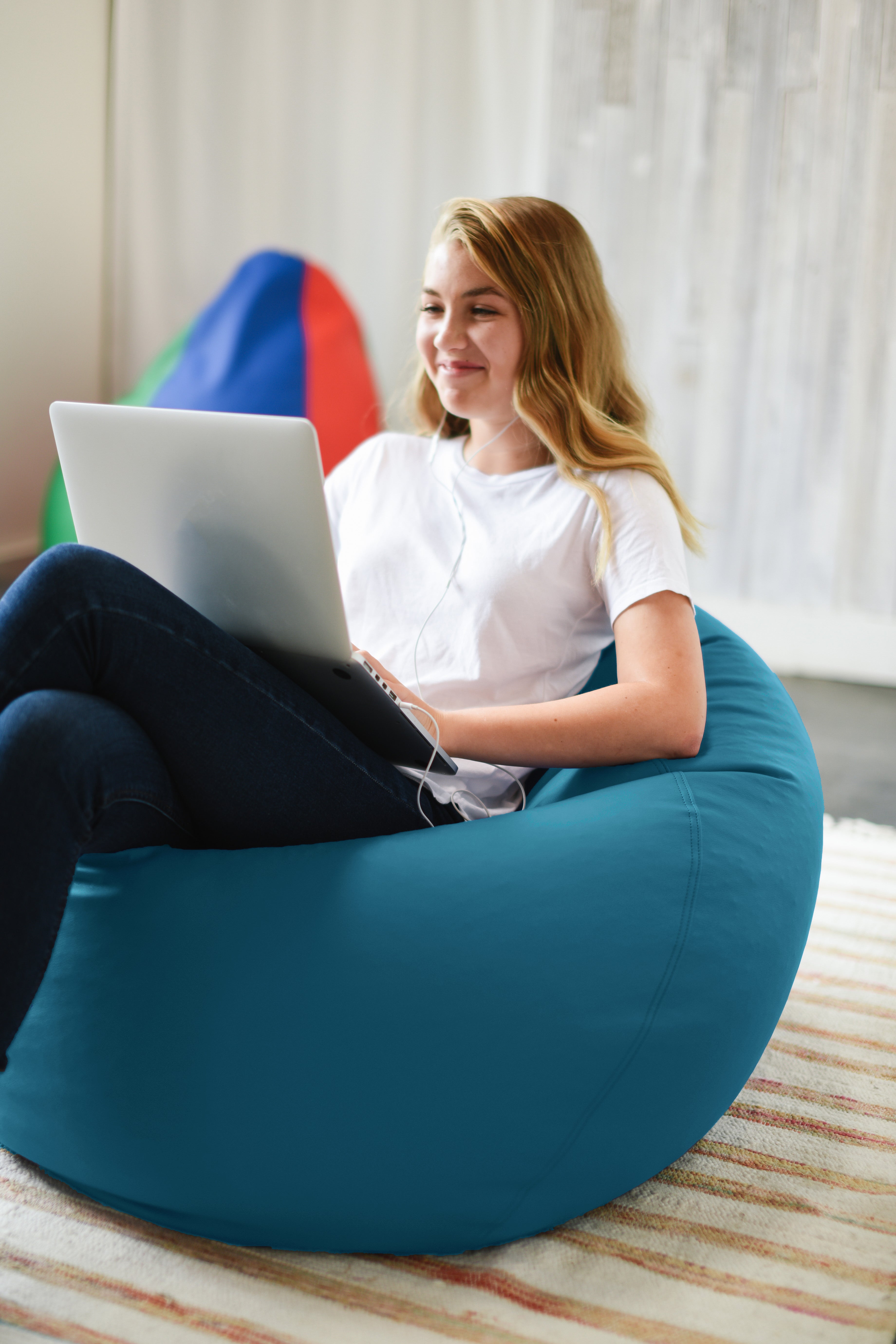SoftScape Classic 35" Standard Bean Bag - Teal