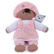 GUND Baby My First Dolly, Plush Doll for Babies and Toddlers, Pink/White, 13”